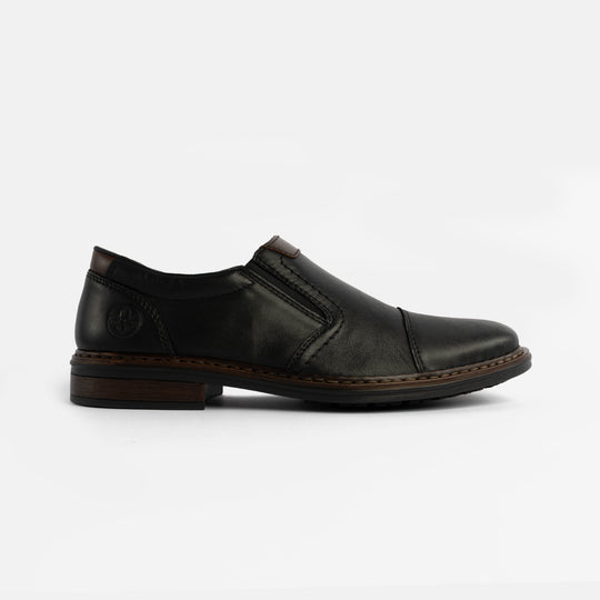 Rieker 17659 Mens Slip-On Shoes Black