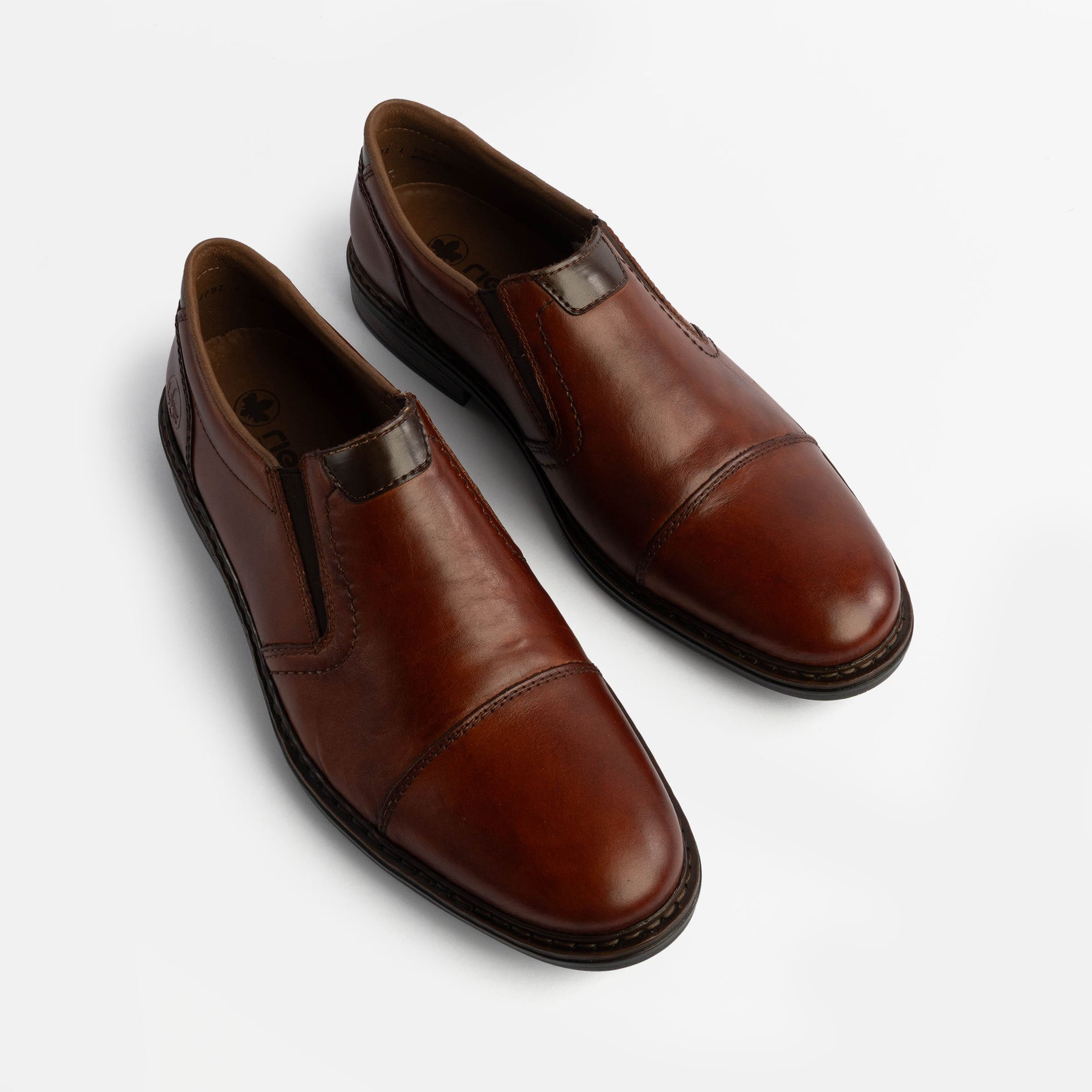 Rieker 17659-23 Mens Slip On Brown