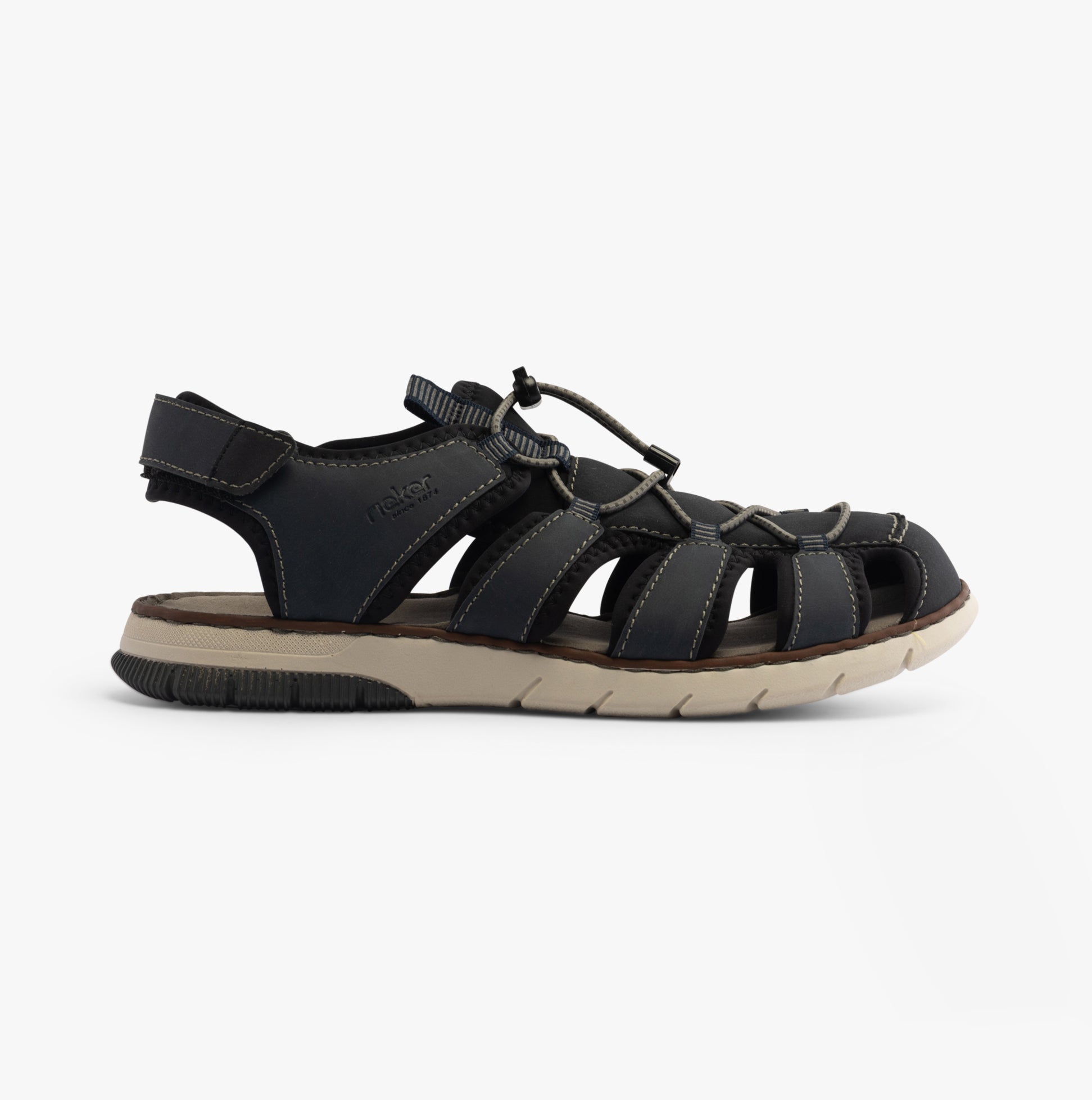 Rieker 25246-14 Mens Sandals Blue