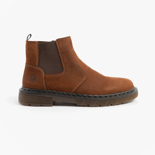 Rieker 31650 Mens Chelsea Boots Brown
