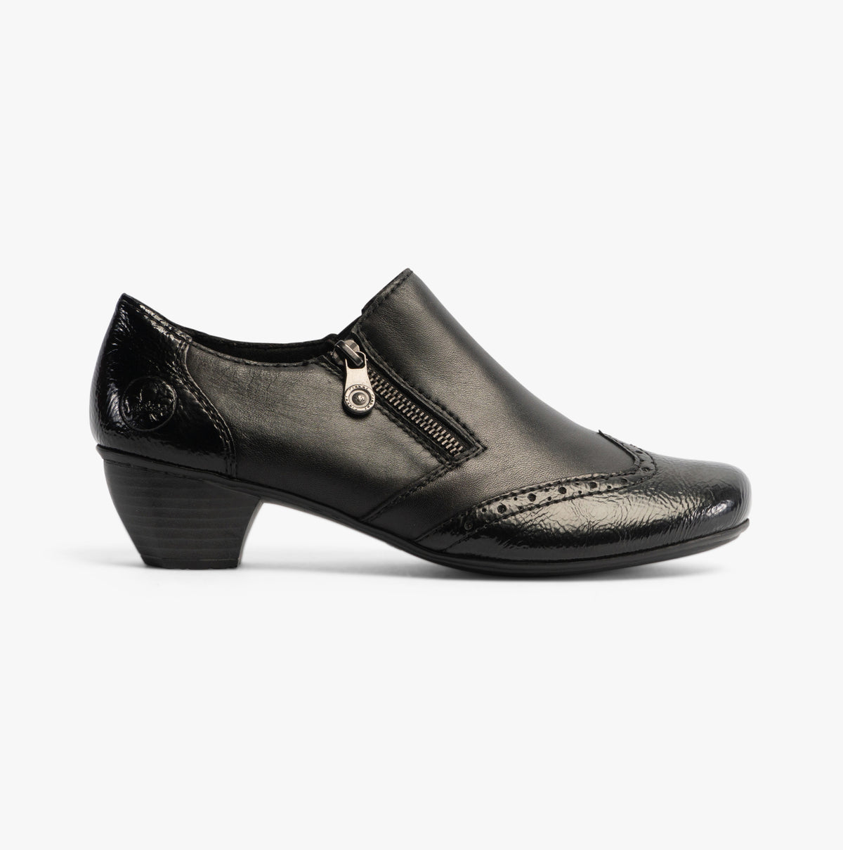 Rieker 41757-00 Womens Shoes Black