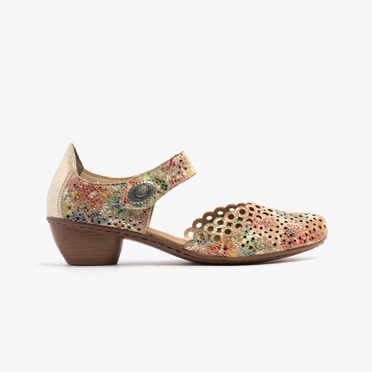 Rieker 43753 Womens Mary Jane Shoes Multi
