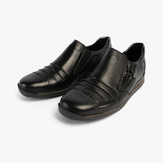 Rieker 44254 Womens Comfort Shoes Black