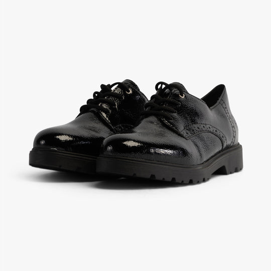 Rieker 45502 Womens Derby Shoes Black