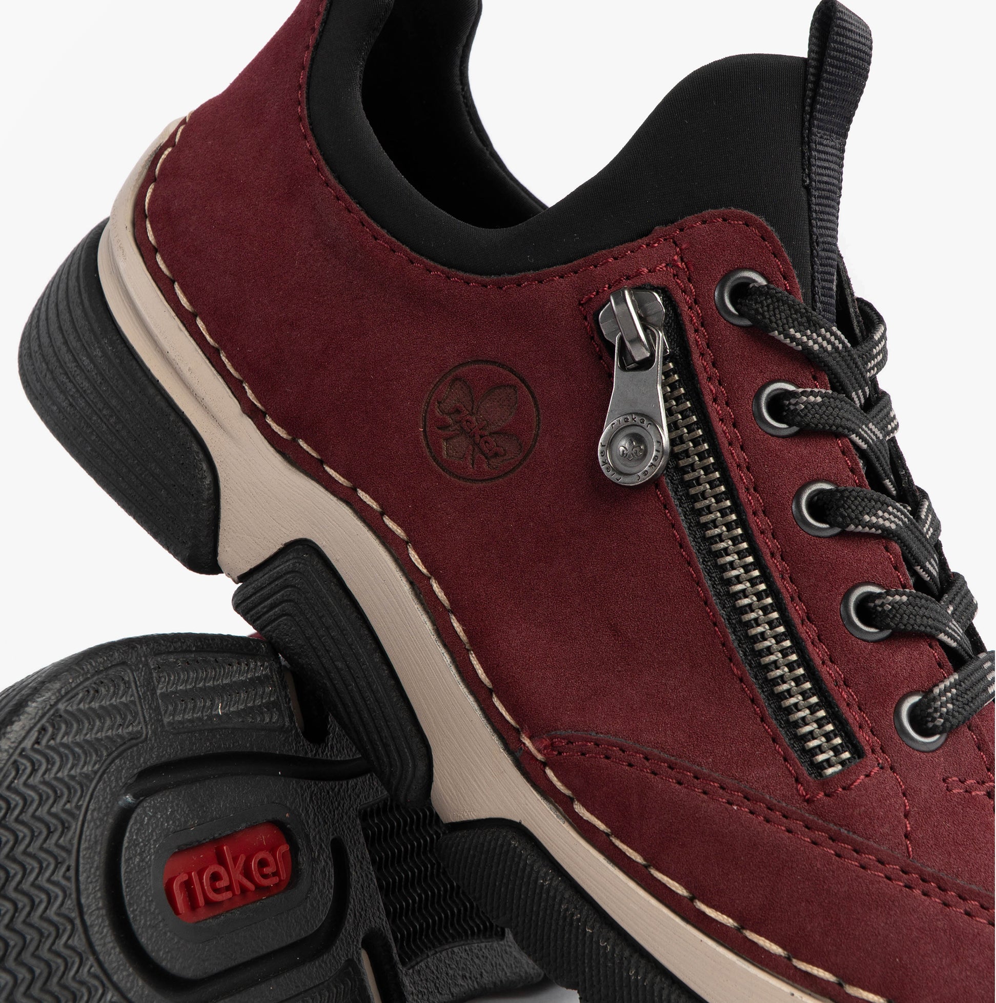 Rieker 45973-36 Womens Shoes Red