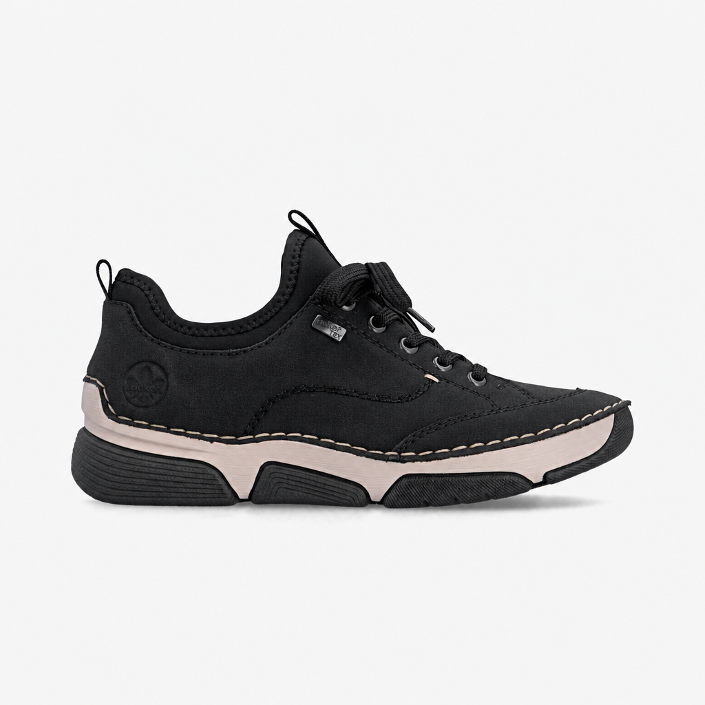 Rieker 45976 Womens Slip-On Trainers Black