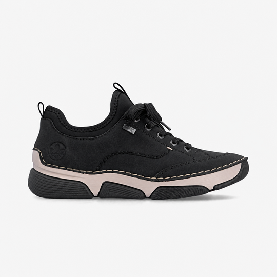 Rieker 45976 Womens Slip-On Trainers Black