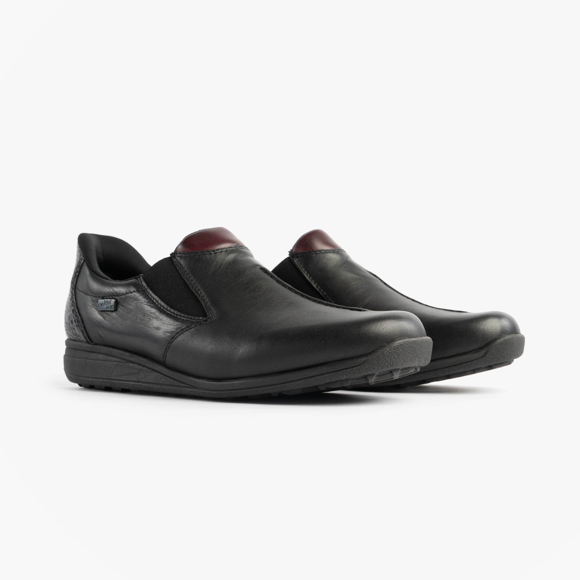 Rieker 47253-00 Womens Shoes Black
