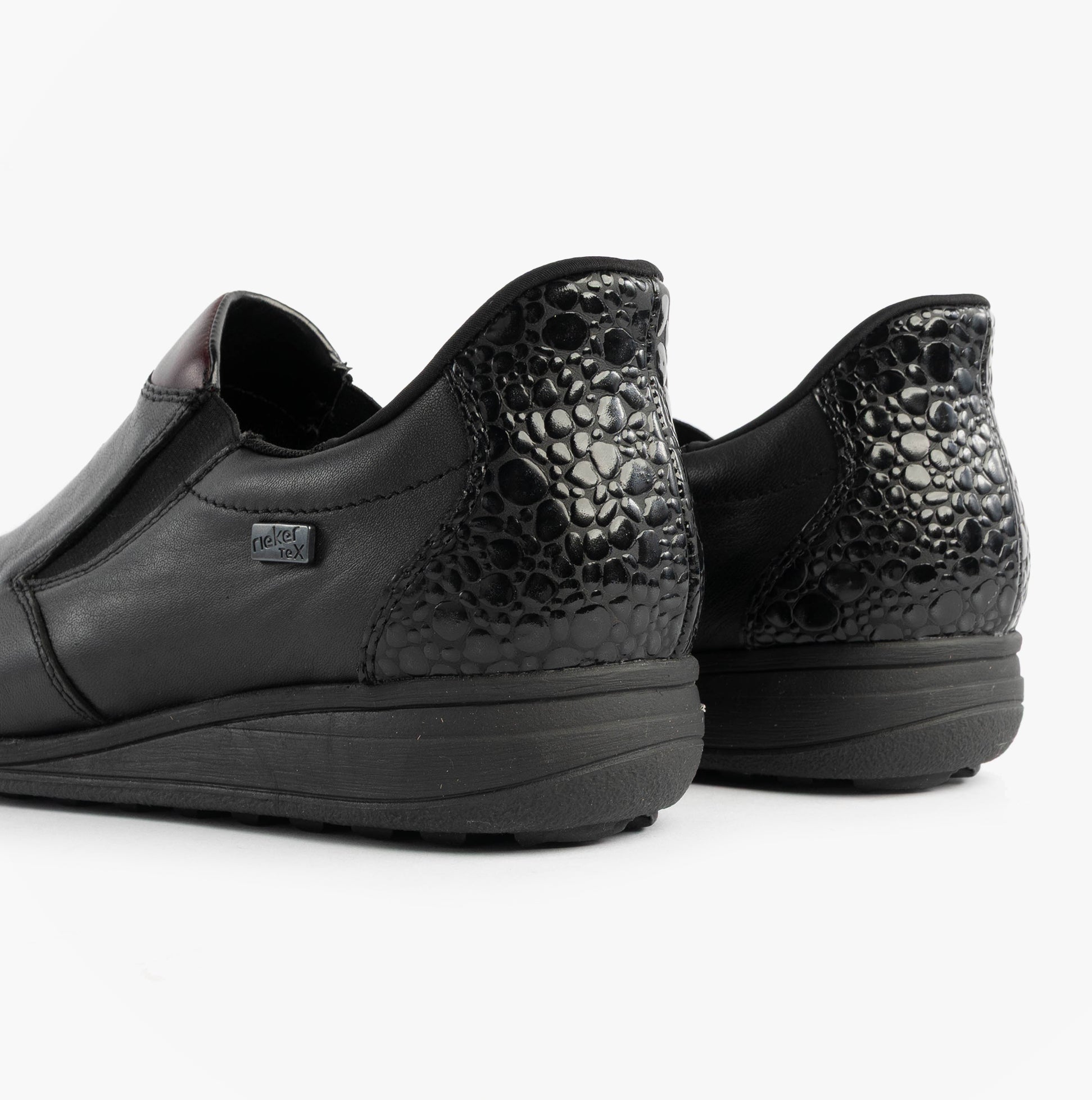 Rieker 47253-00 Womens Shoes Black