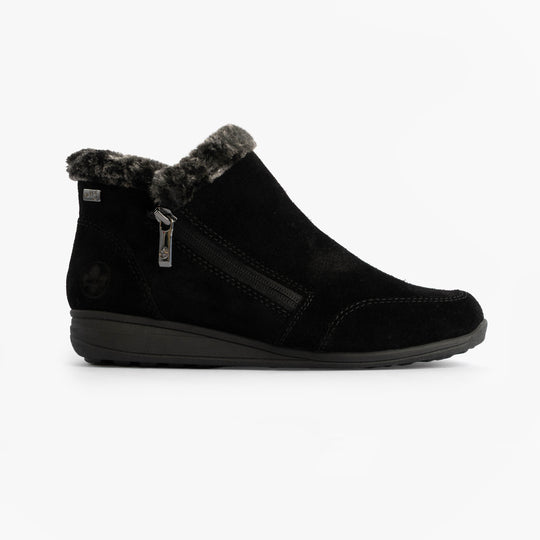 Rieker 47256 Womens Ankle Boots Black