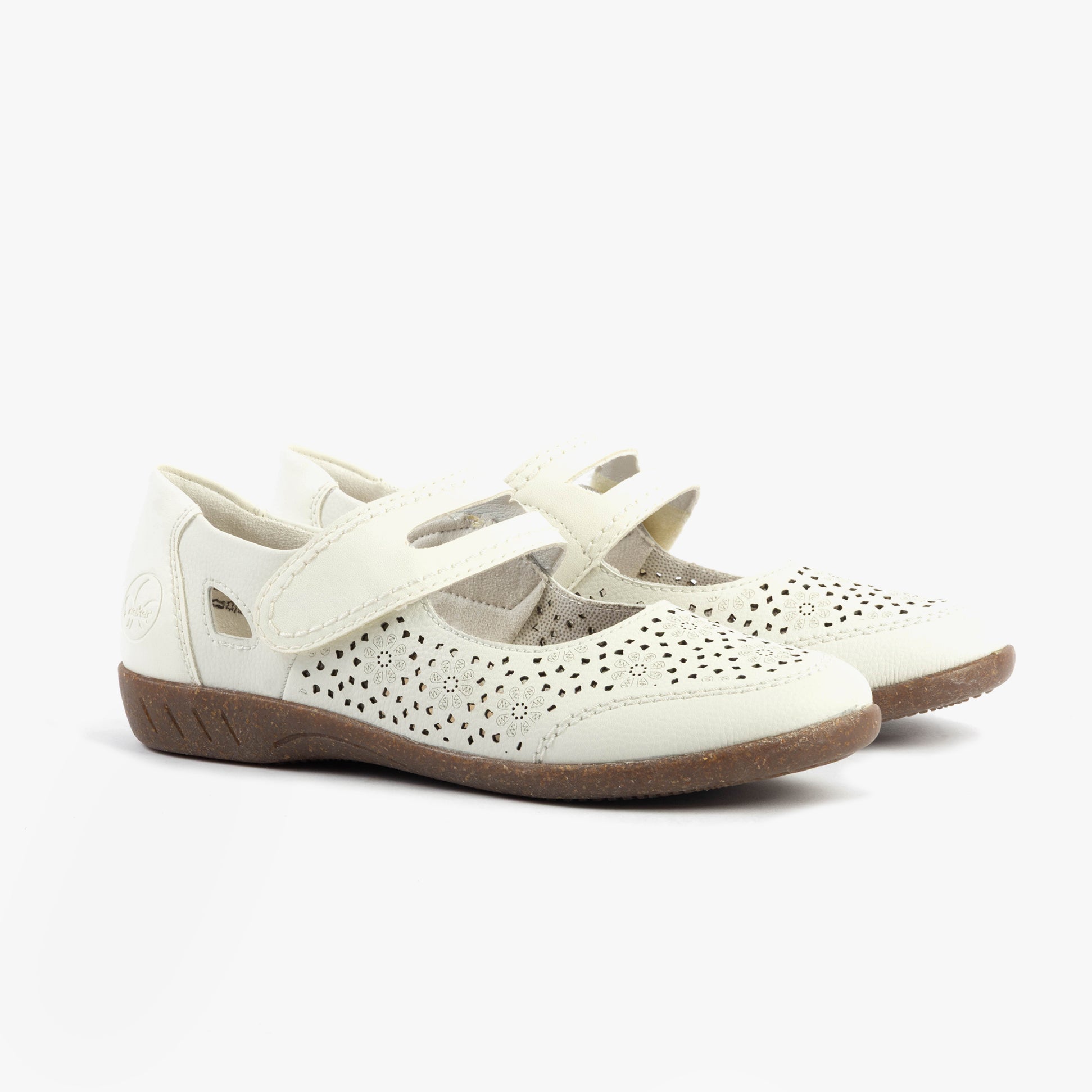 Rieker 47675-80 Womens Shoes White