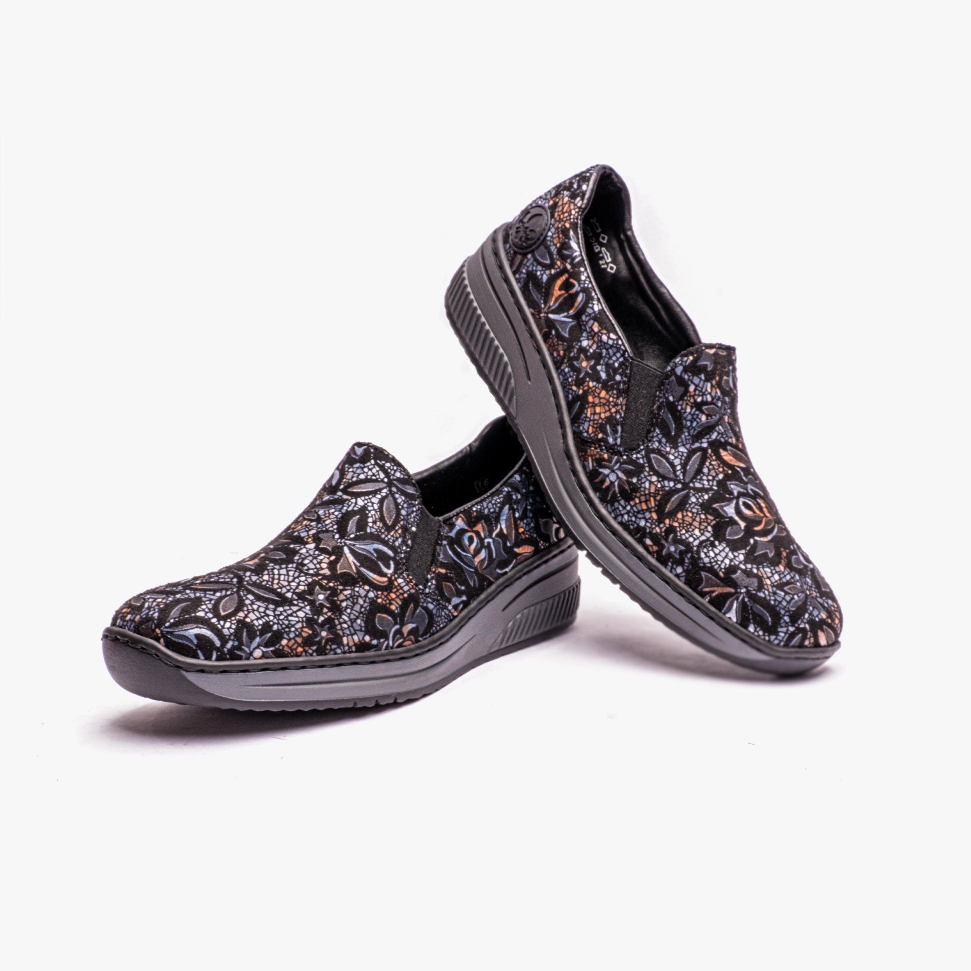 Rieker 48752-90 Womens Shoes Black