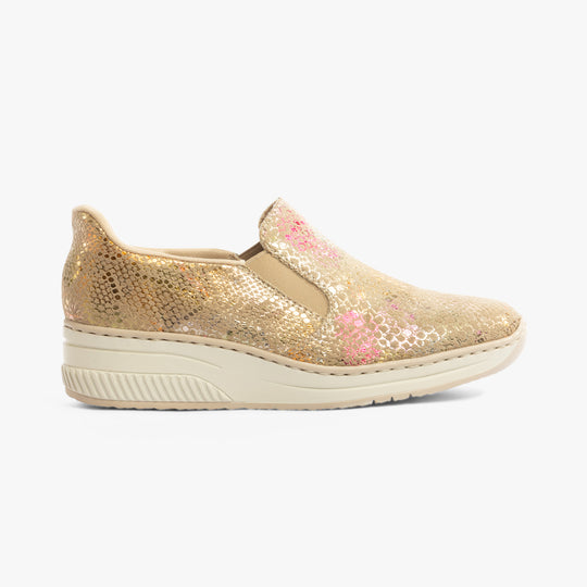 Rieker 48761 Womens Slip-On Shoes Multi