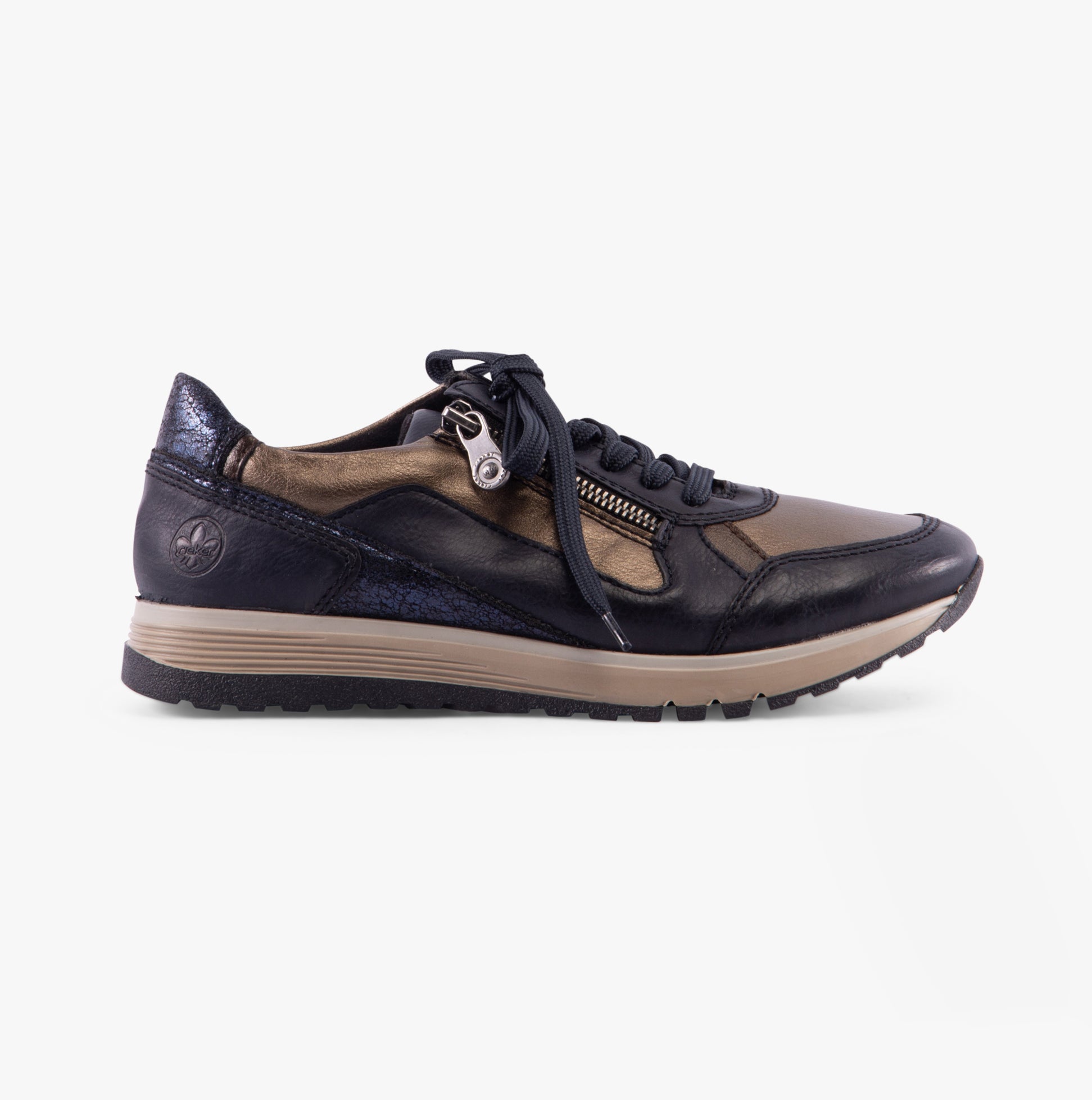 Rieker 49002-14 Womens Trainers Blue