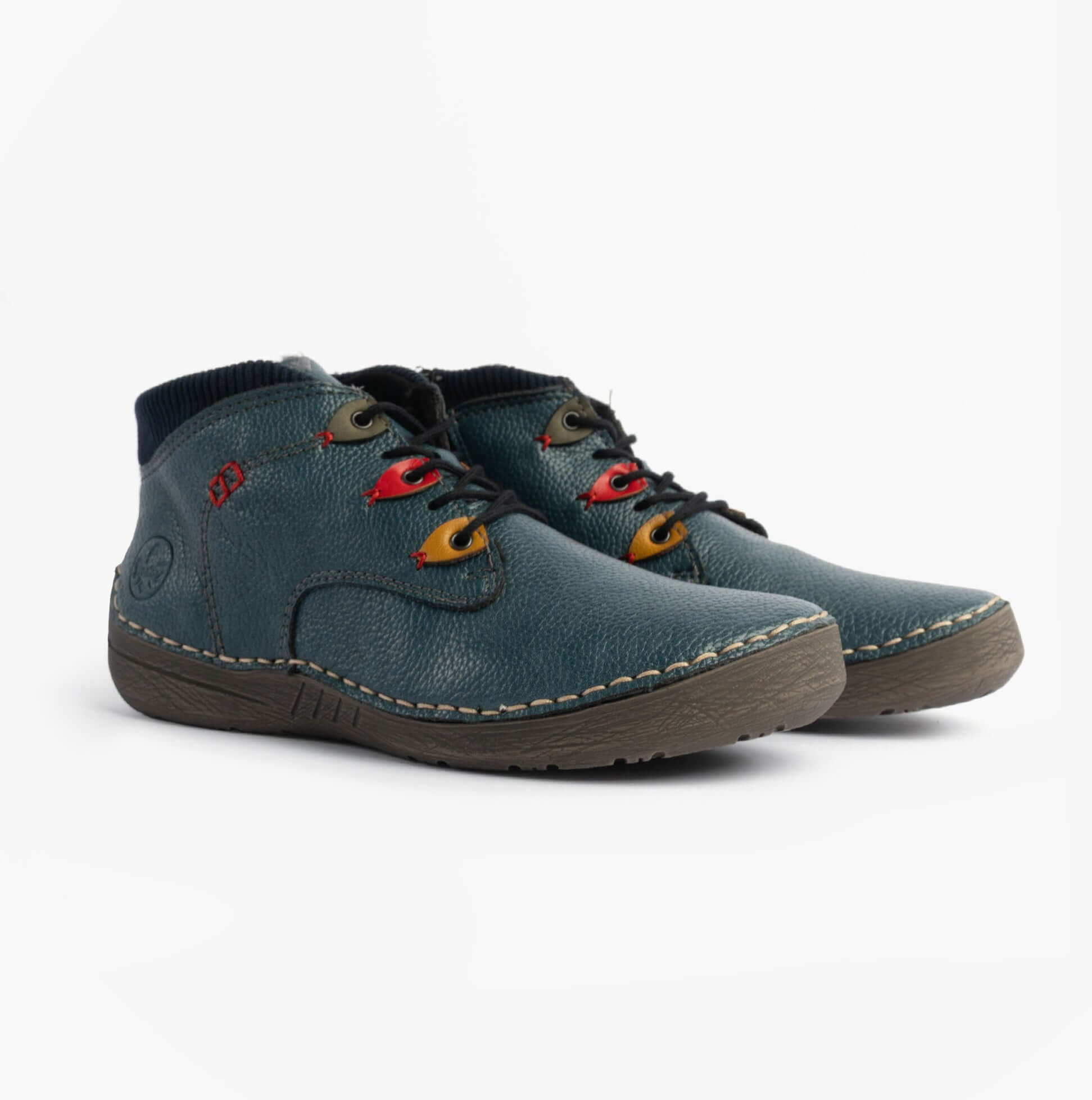 Rieker 52544-14 Womens Boots Blue