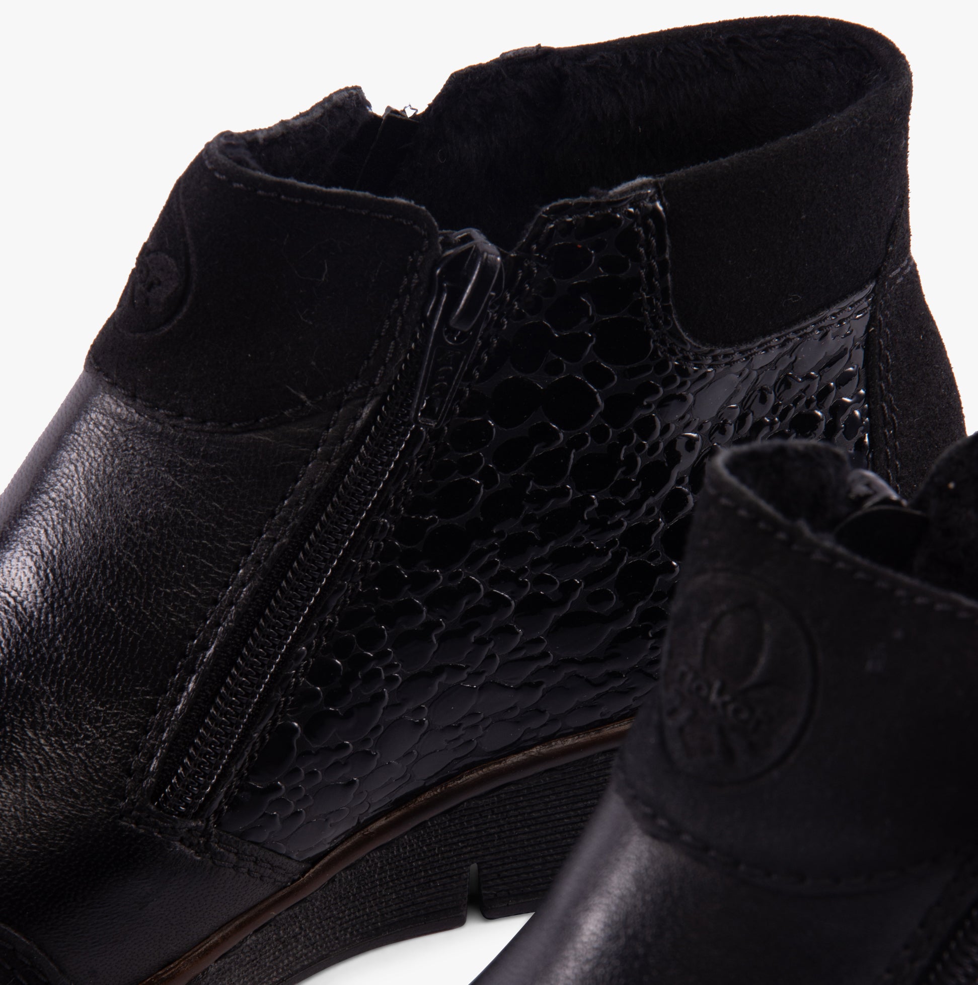 Rieker 53782-00 Womens Boots Black