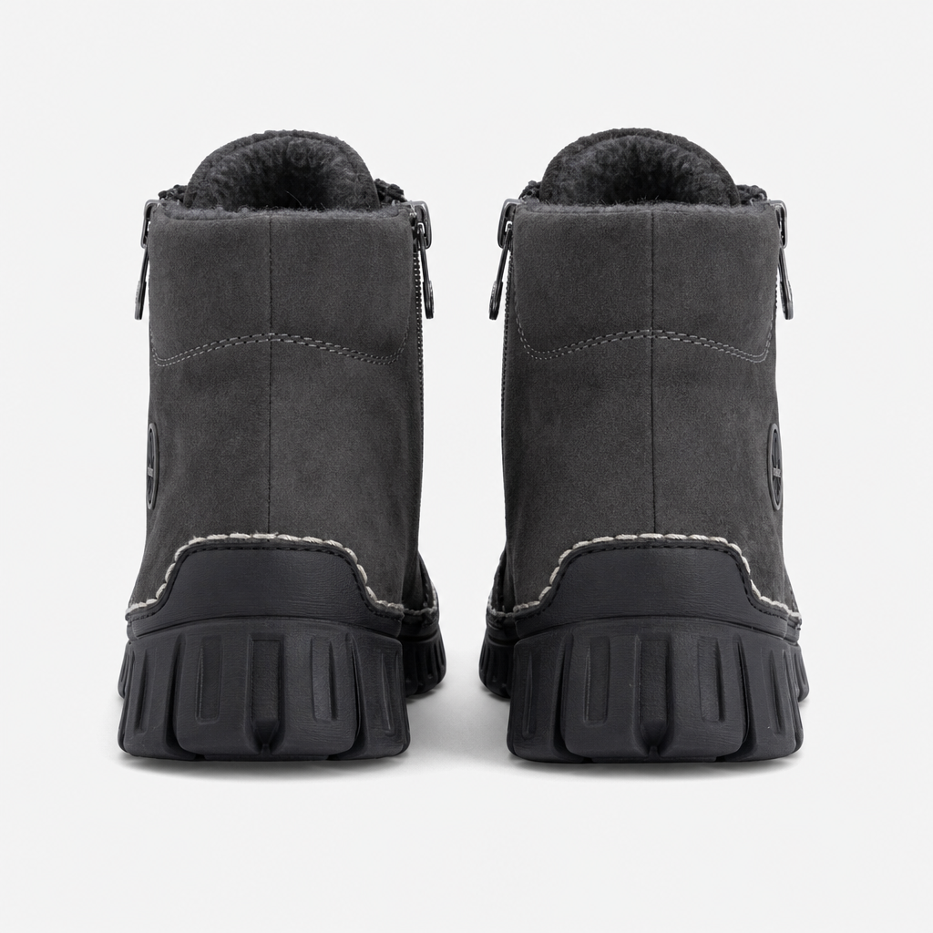 Rieker 57502 Womens Ankle Boots Anthracite