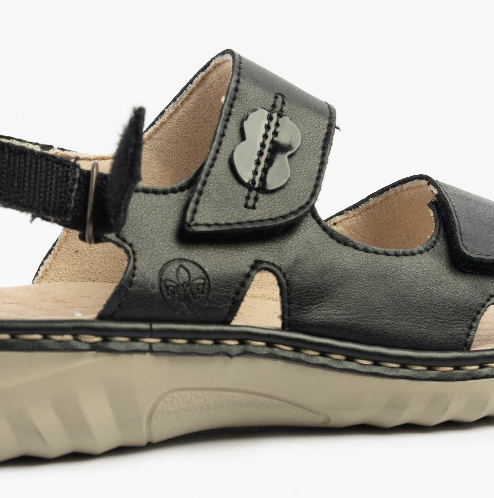 Rieker 60462-00 Womens Sandals Black