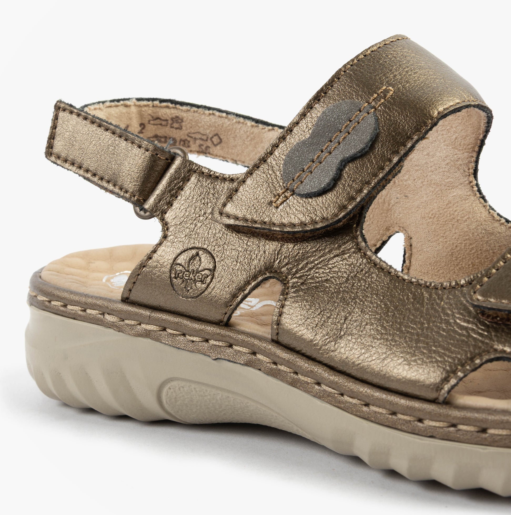 Rieker 60462-90 Womens Sandals Bronze