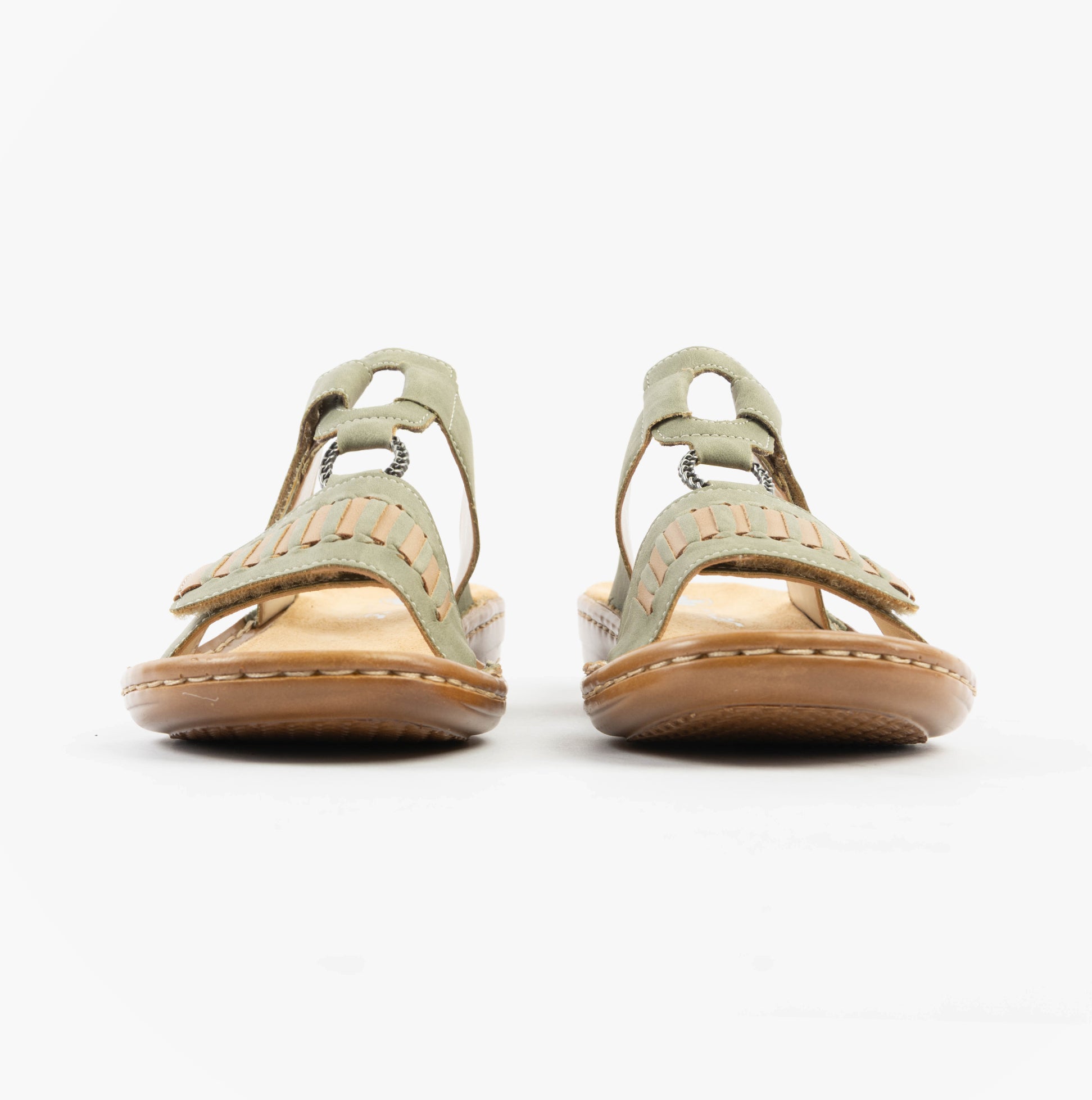 Rieker 60881-52 Womens Sandals Green