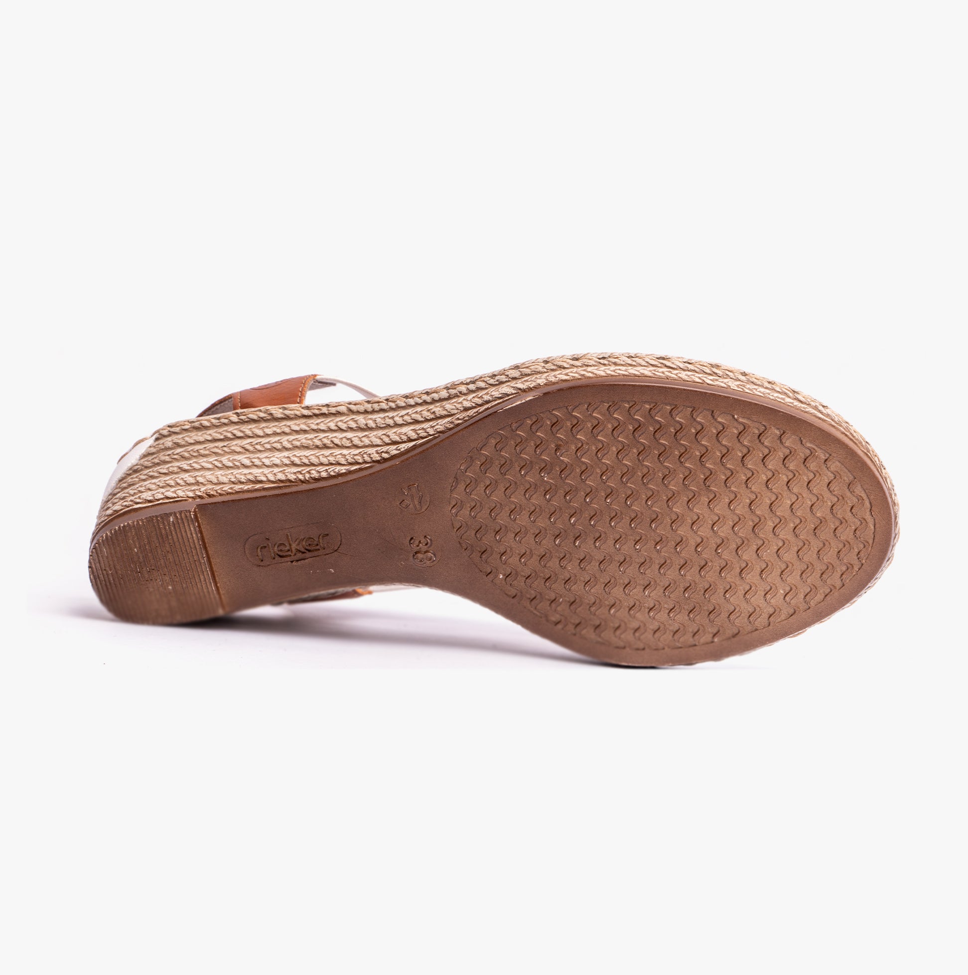 Rieker 624H6-81 Womens Sandals White