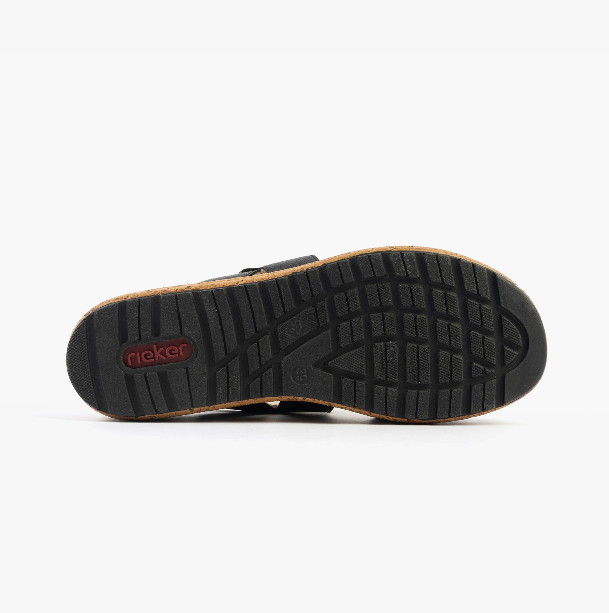 Rieker 62761-00 Womens Sandals Black
