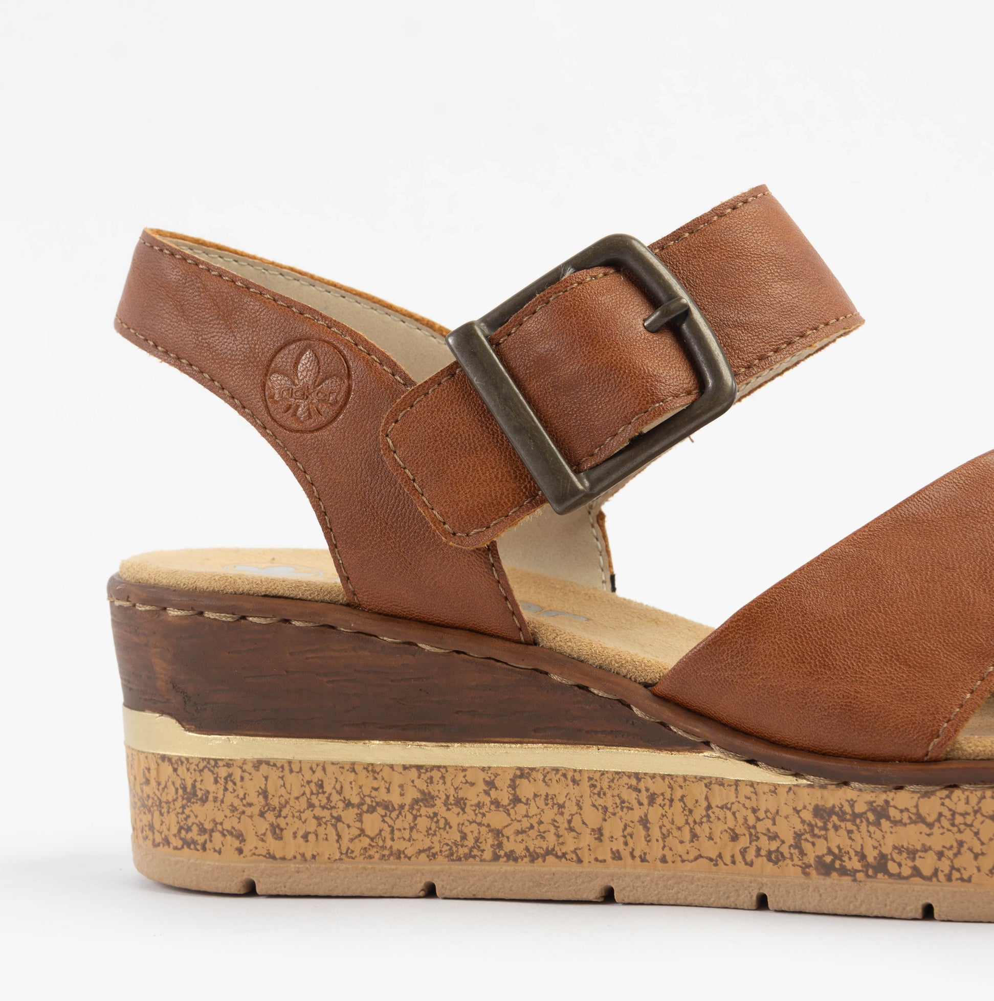 Rieker 63795-22 Womens Sandals Brown