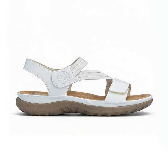 Rieker 64870 Womens Walking Sandals White