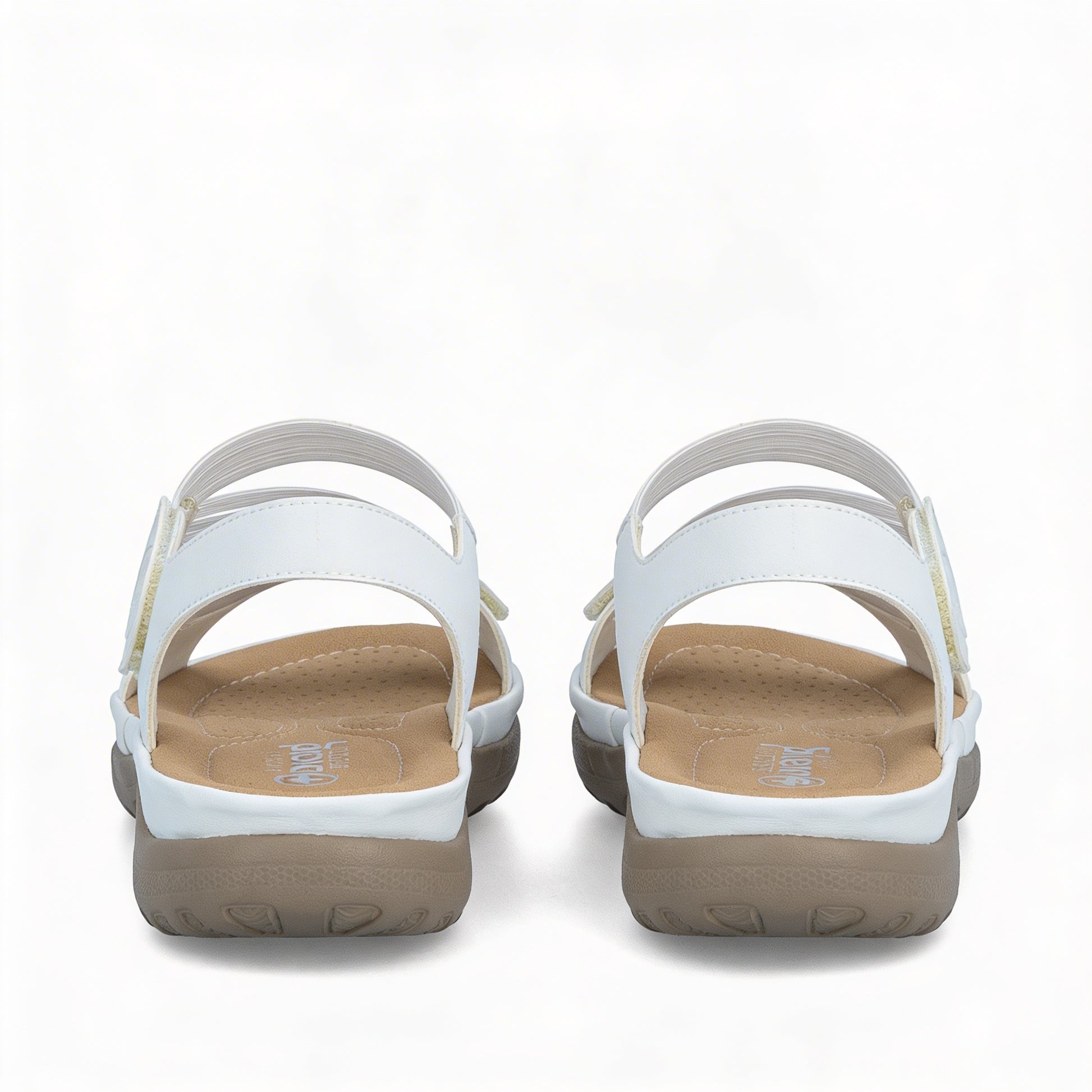 Rieker 64870 Womens Ankle Strap Sandals White