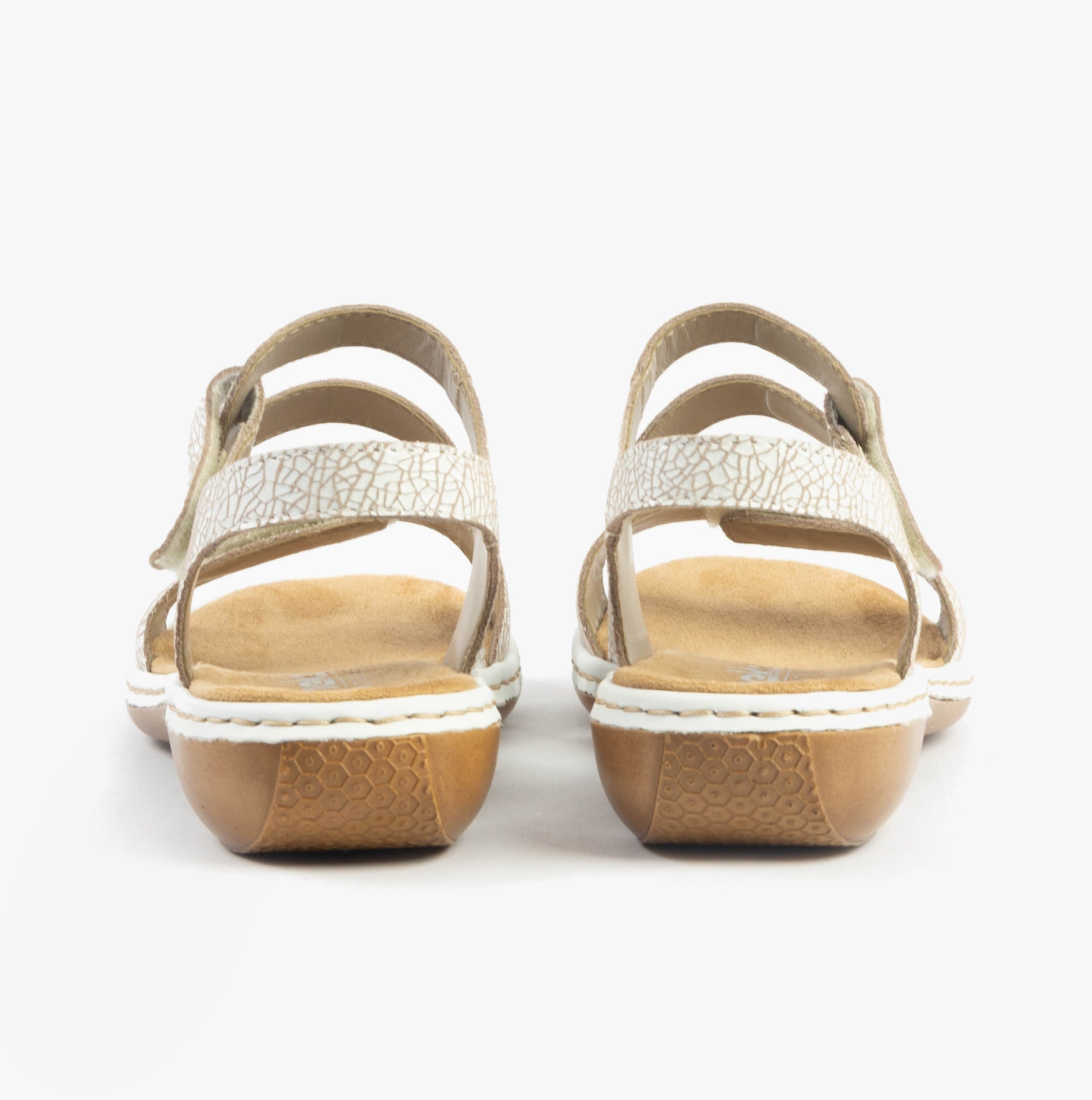 Rieker 659C7-81 Womens Sandals White