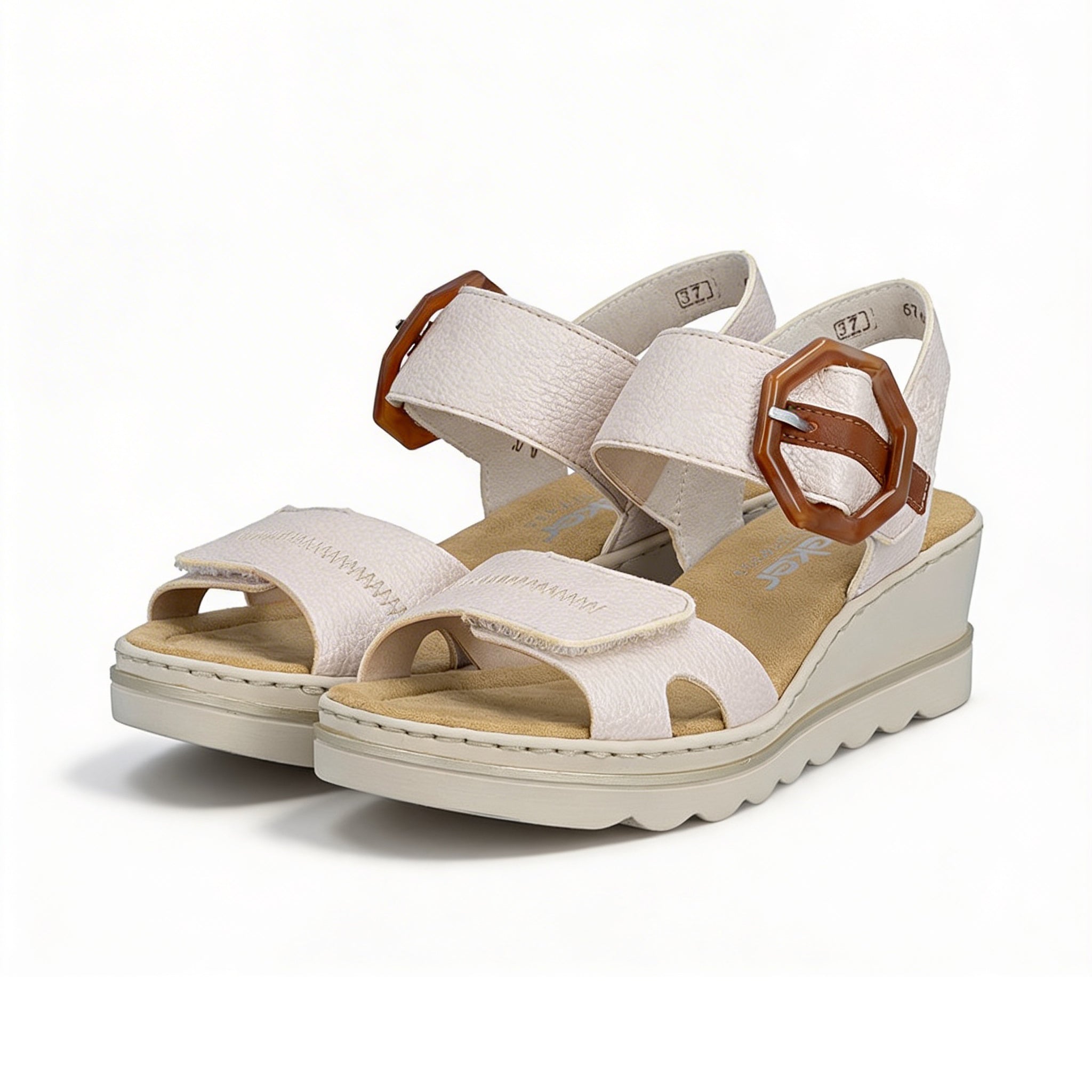 Rieker ROSE Womens Wedge Sandals Multi