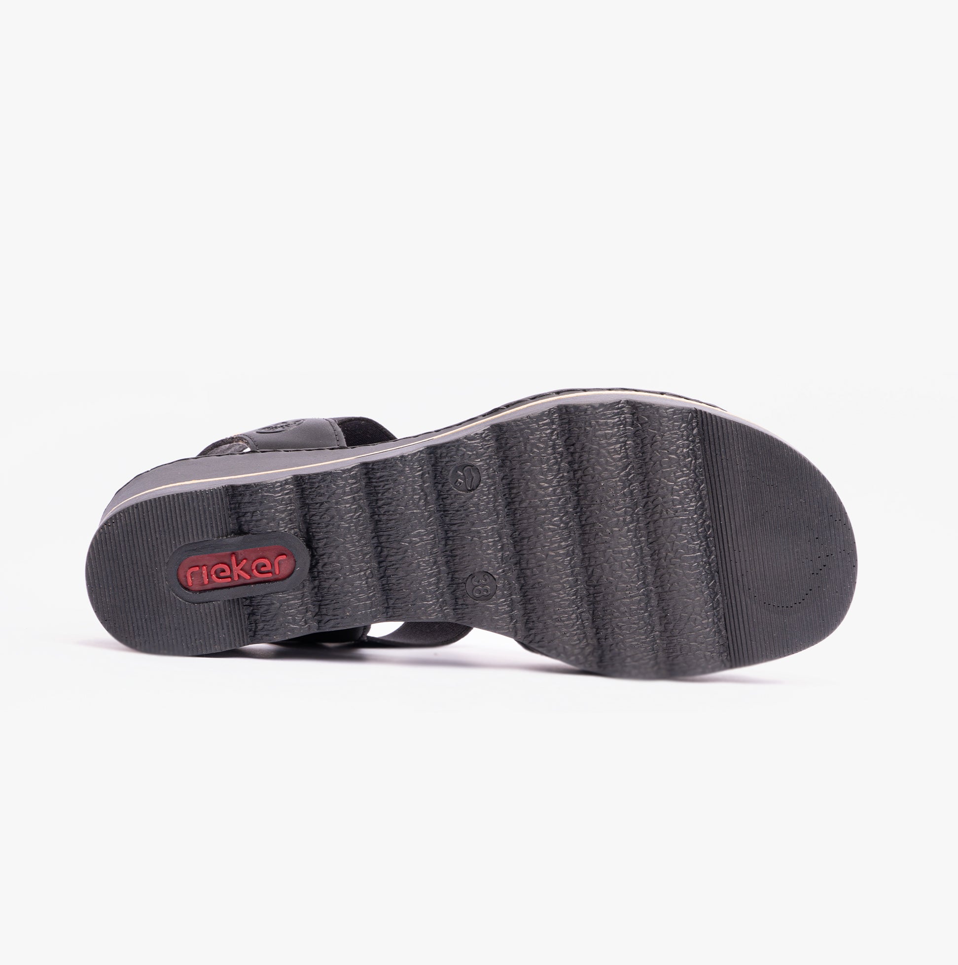 Rieker 67498-00 Womens Sandals Black