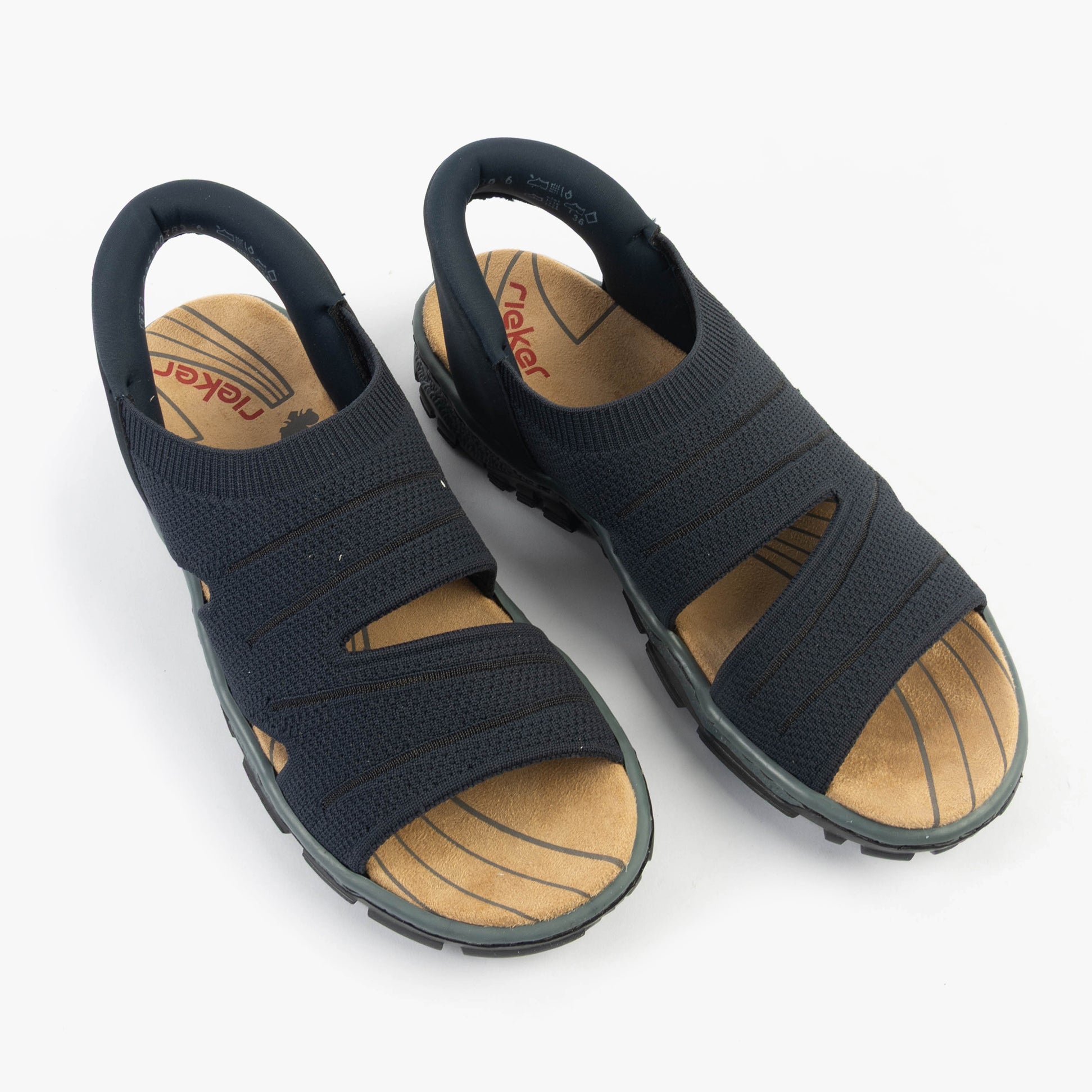Rieker 68895-14 Womens Sandals Blue