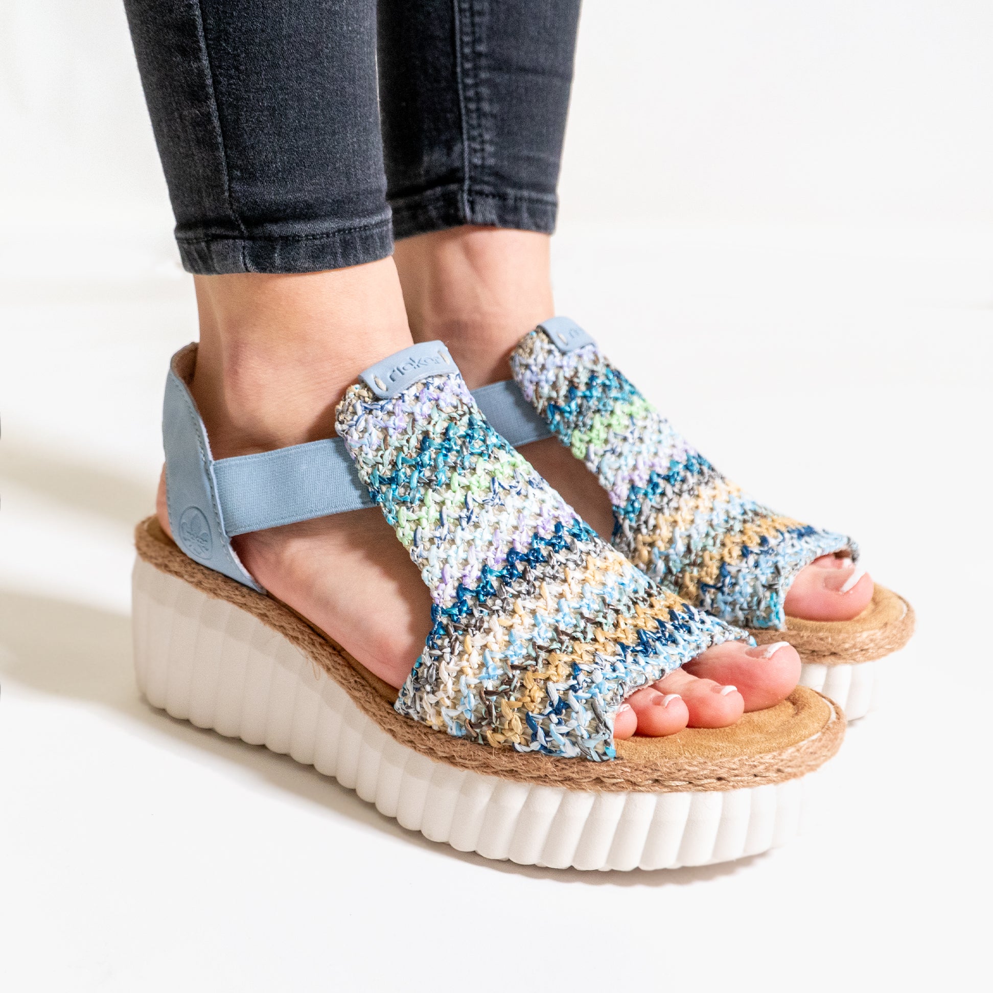 Rieker 69172-91 Womens Sandals Multi