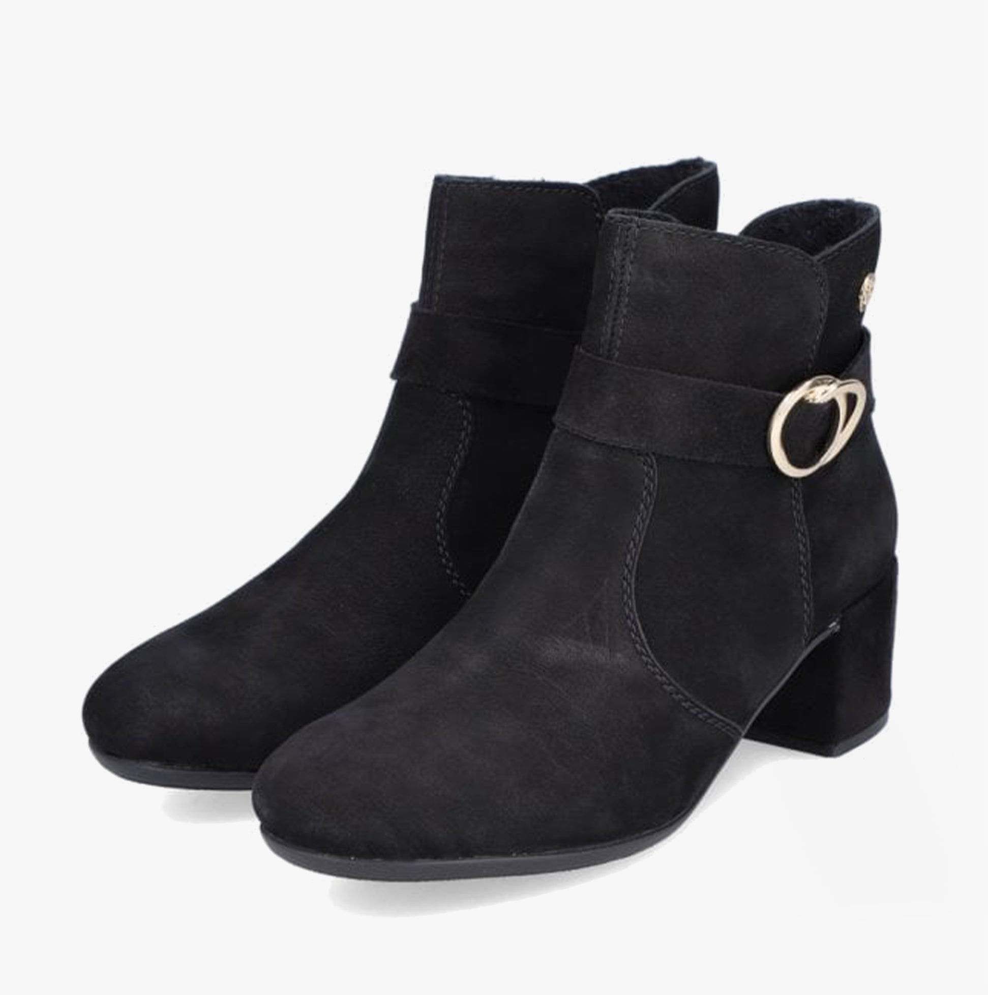 Rieker 70289-00 Womens Ankle Boots Black
