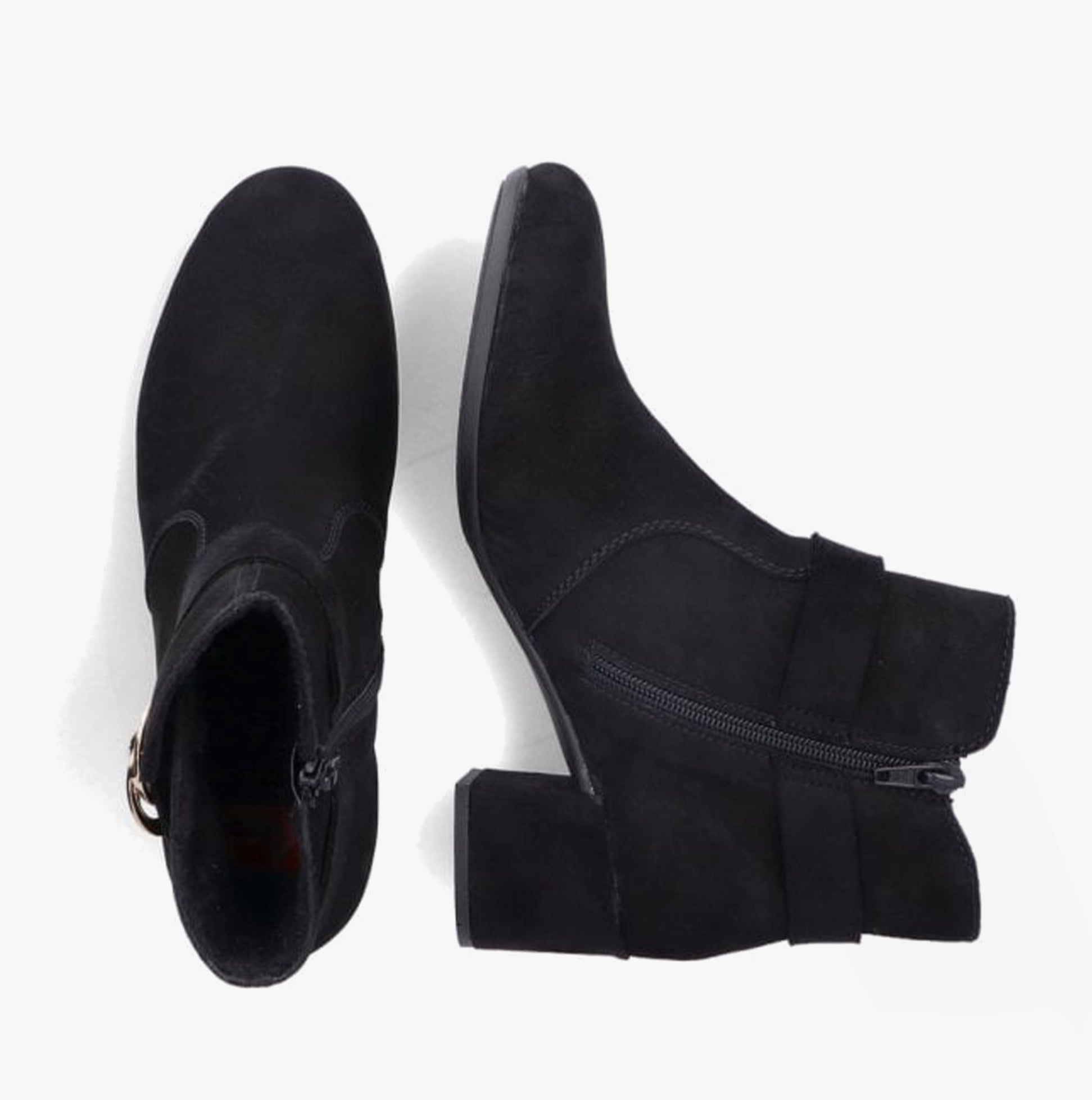Rieker 70289-00 Womens Ankle Boots Black