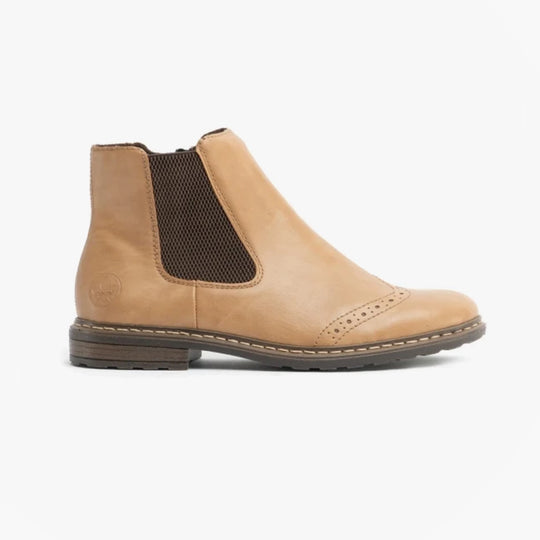 Rieker 71072 Womens Chelsea Boots Brown