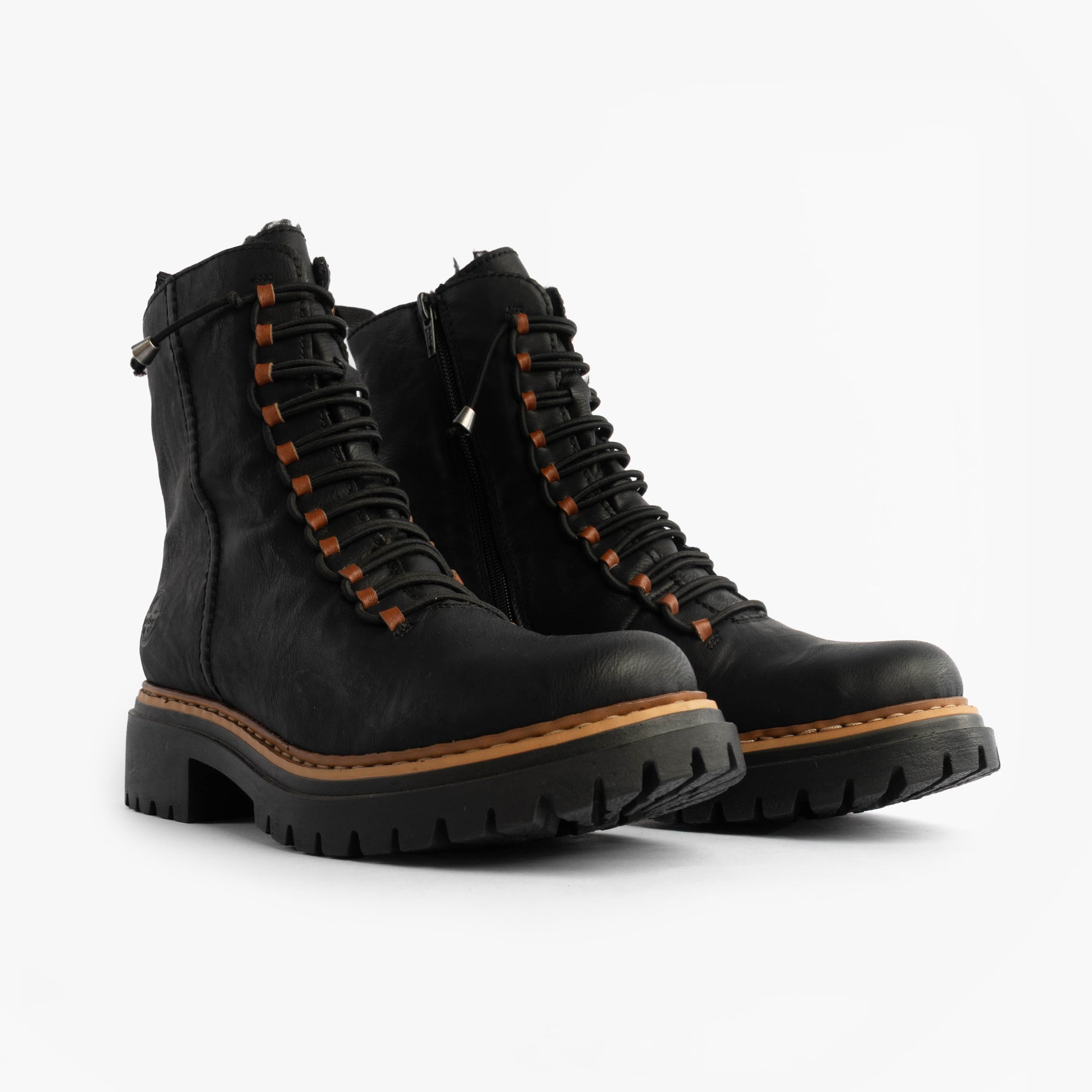 Rieker 72653-00 Womens Boots Black
