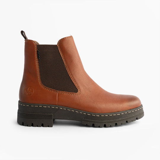 Rieker 73892 Womens Chelsea Boots Brown
