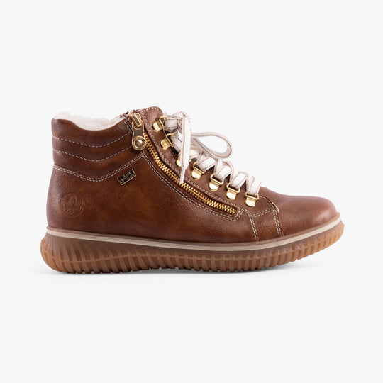 Rieker 74233 Womens Ankle Boots Brown