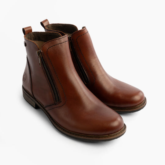 Rieker 74850 Womens Ankle Boots Brown