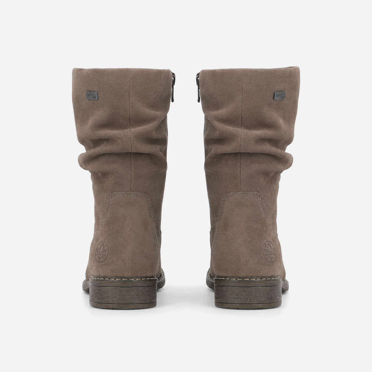 Rieker 74874 Womens Ankle Boots Smoke