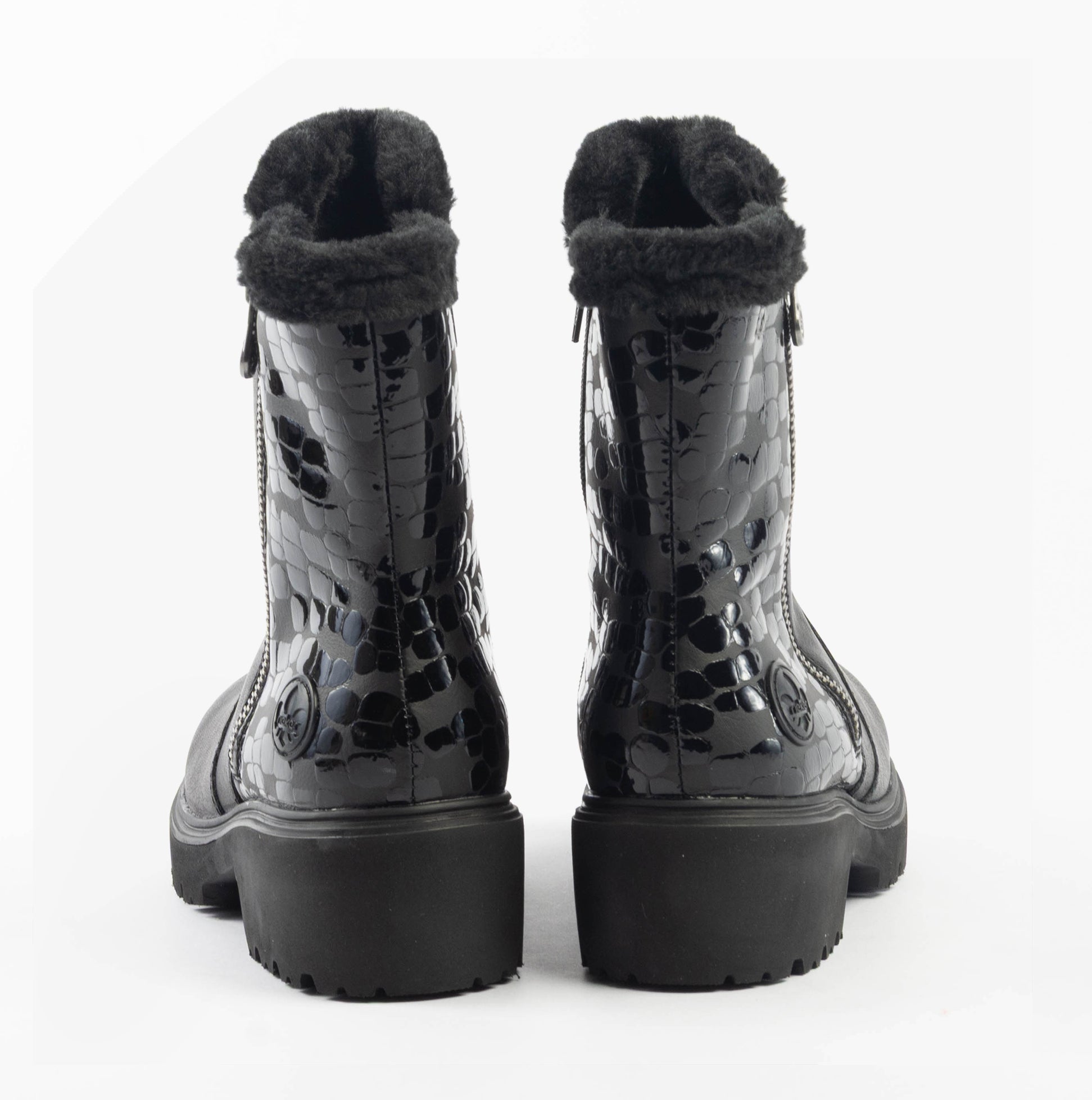 Rieker 76061-00 Womens Boots Black