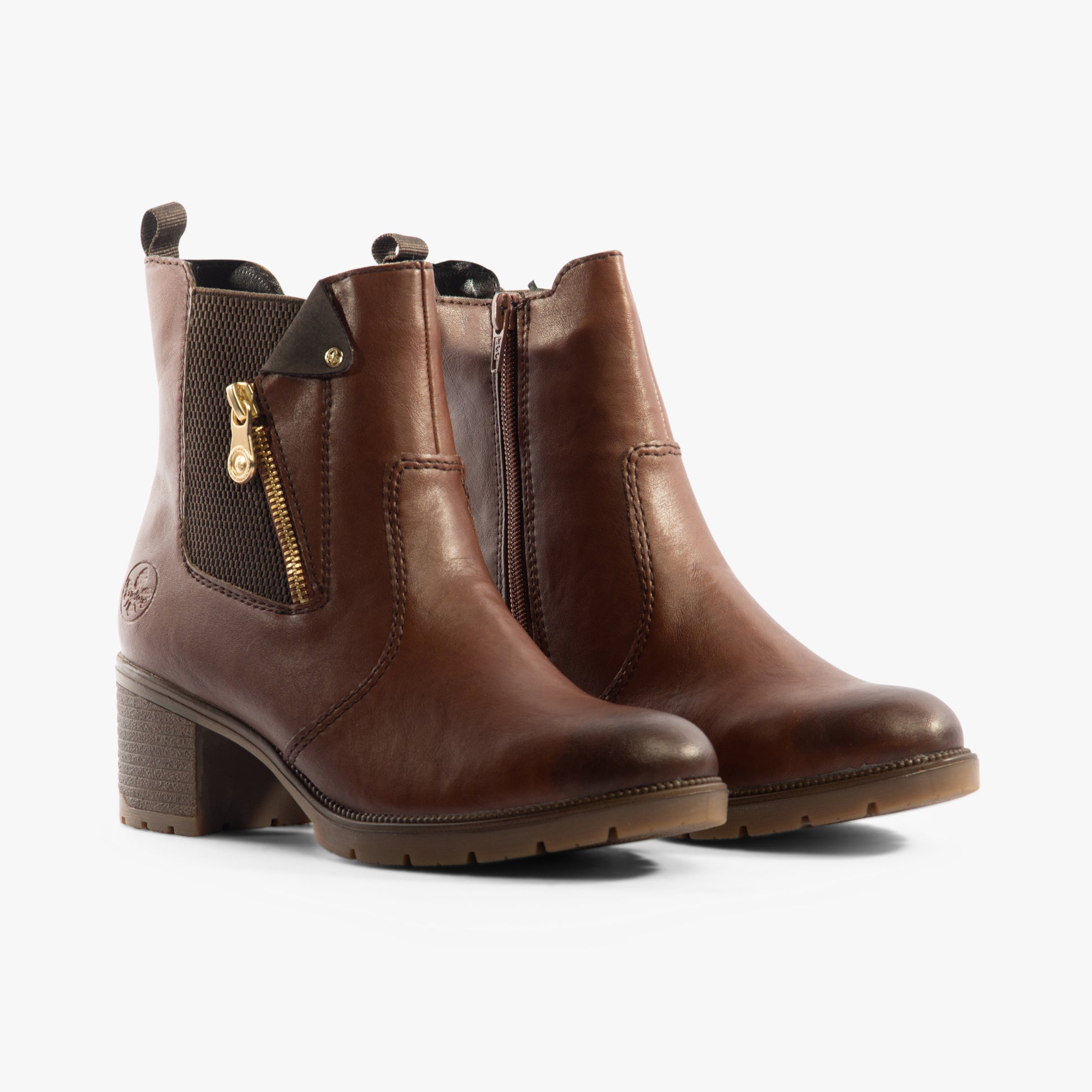 Rieker 77550-22 Womens Boots Brown