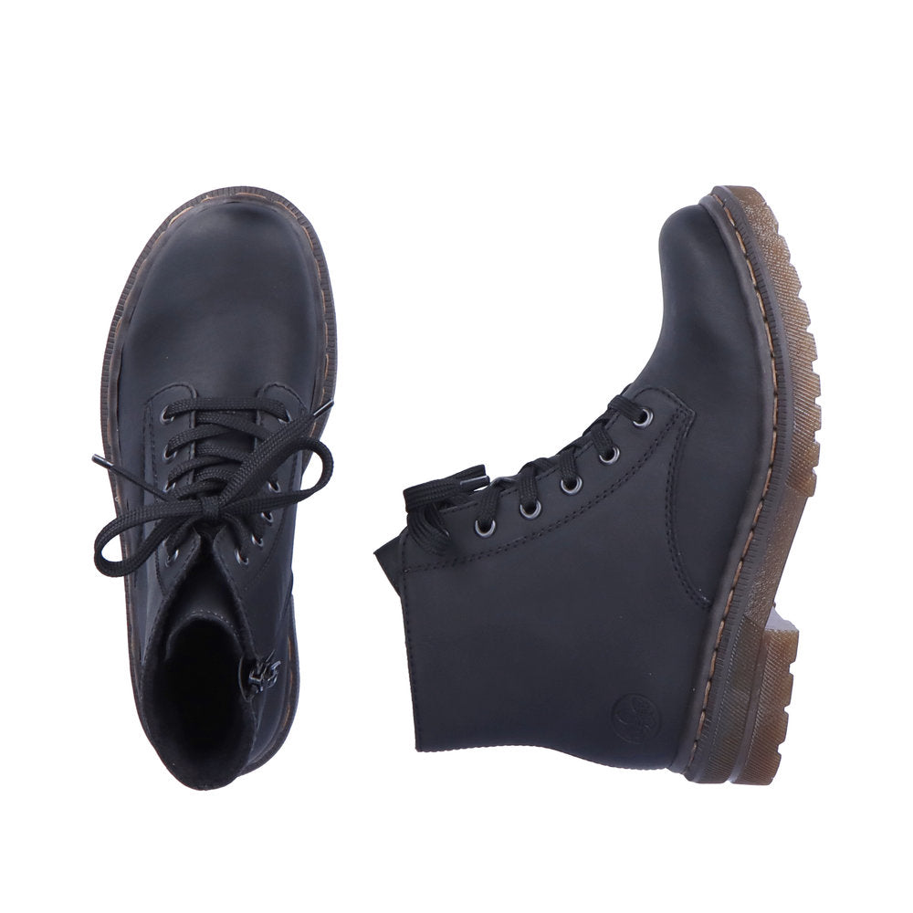 Rieker 78240-00 Womens Ankle Boots Black