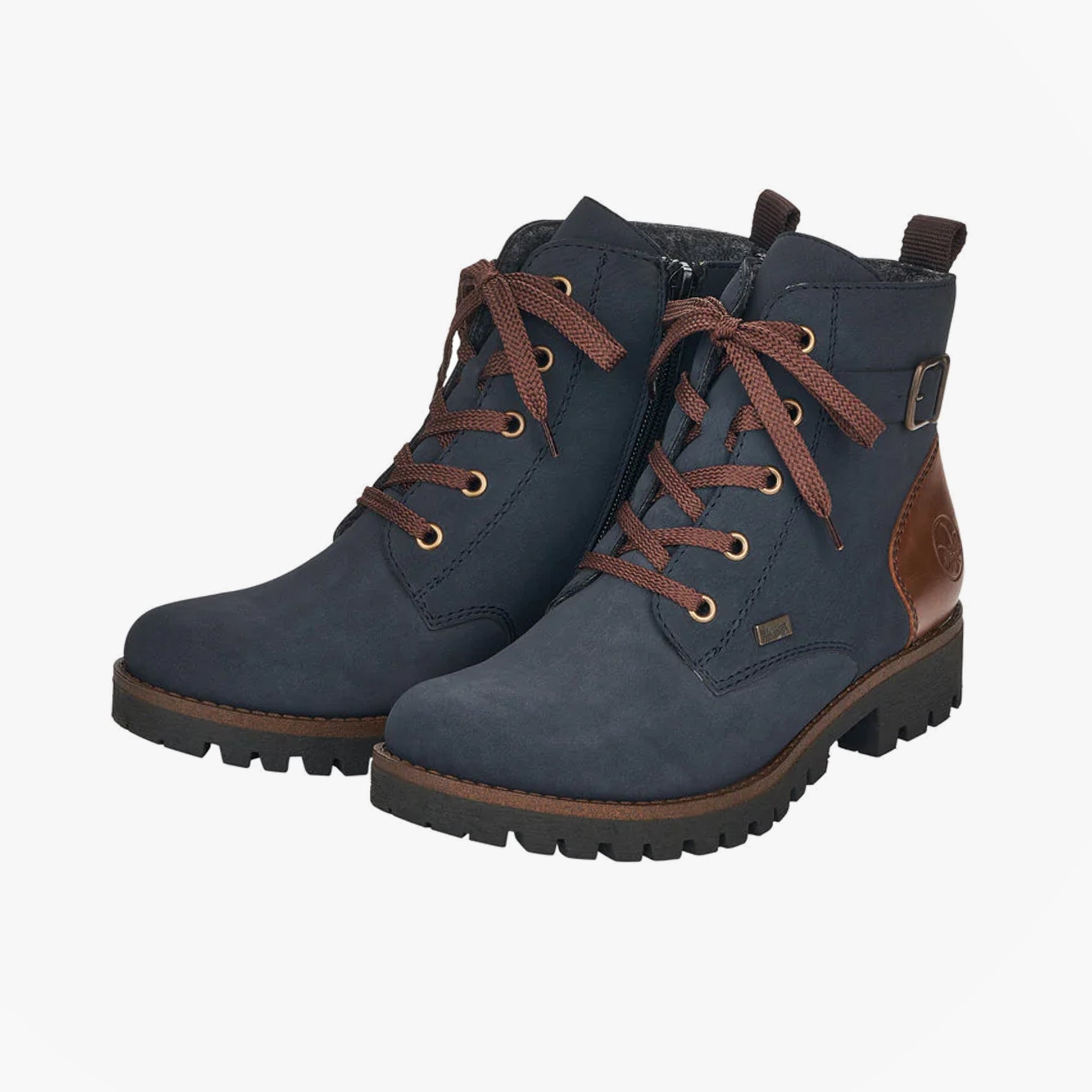 Rieker 78502-14 Womens Boots Blue