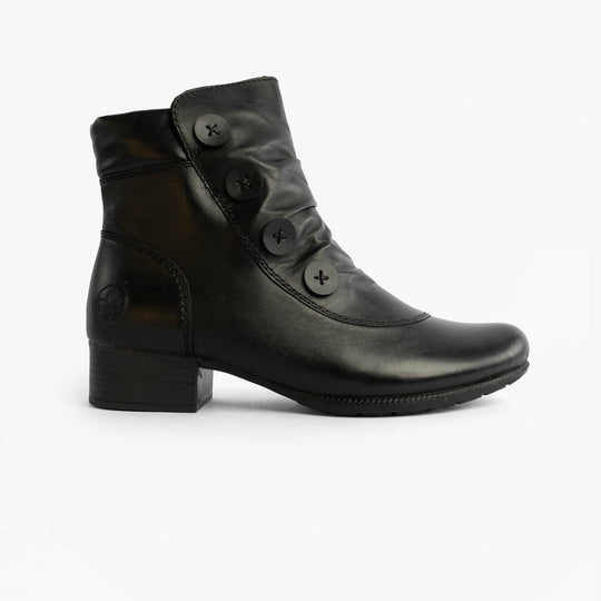 Rieker 78659 Womens Ankle Boots Black