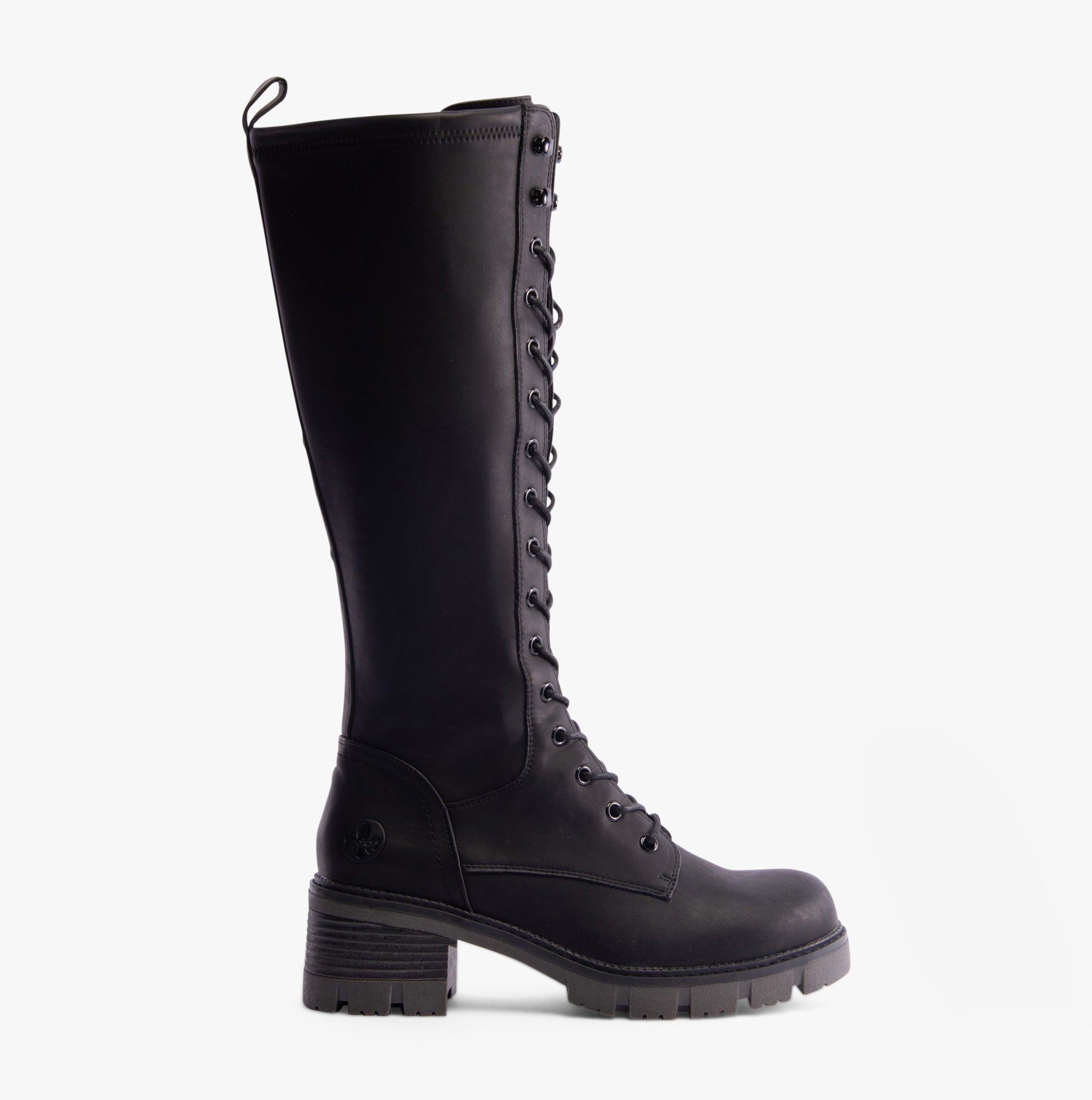 Rieker 92044-00 Womens Tall Boots Black