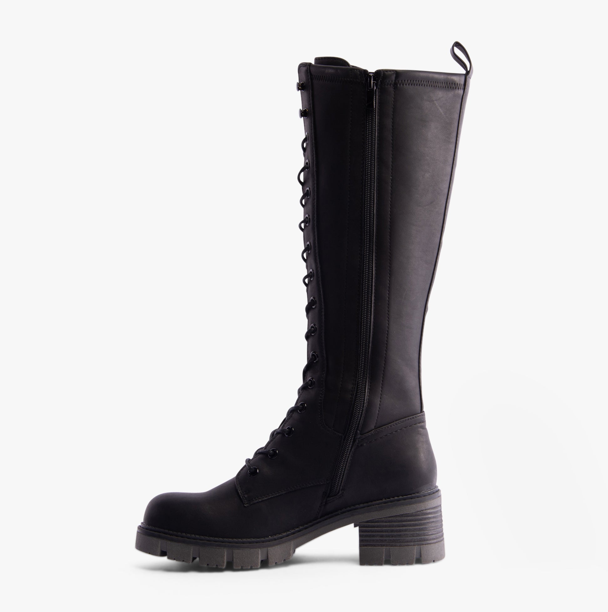 Rieker 92044-00 Womens Tall Boots Black