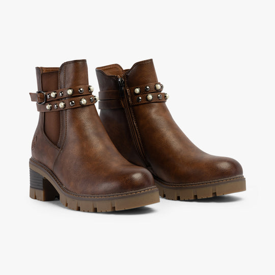 Rieker 92064 Womens Ankle Boots Brown